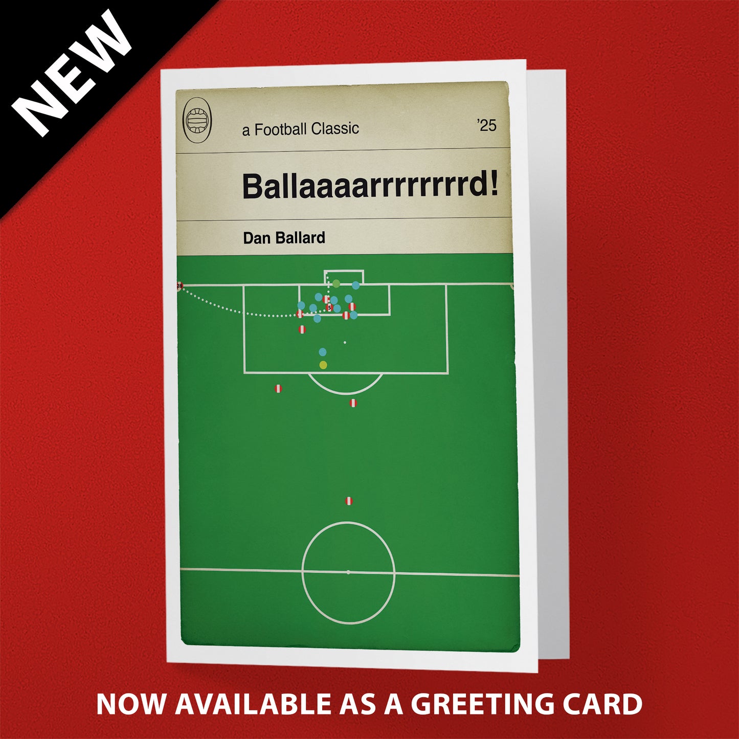 Dan Ballard Goal - Sunderland 1 Coventry City 1 - Championship Play-Off Semi-Final 2025 - Classic Book Cover Football Poster (Various sizes)