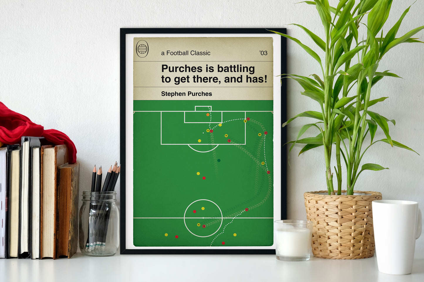 Stephen Purches Goal - Bournemouth 5 Lincoln City 2 - 2003 Third Division play-off final - Football Goal Poster - Wall Decor (Various Sizes)