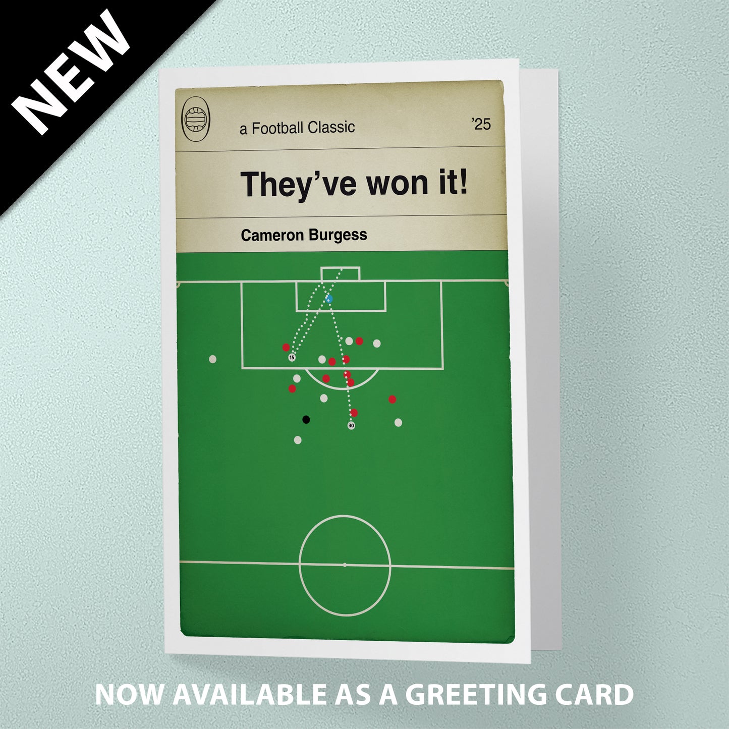 Swansea City winner v Nottingham Forest - Cameron Burgess Goal - 2025 League Cup - Book Cover Poster - Football Gift (Various Sizes)
