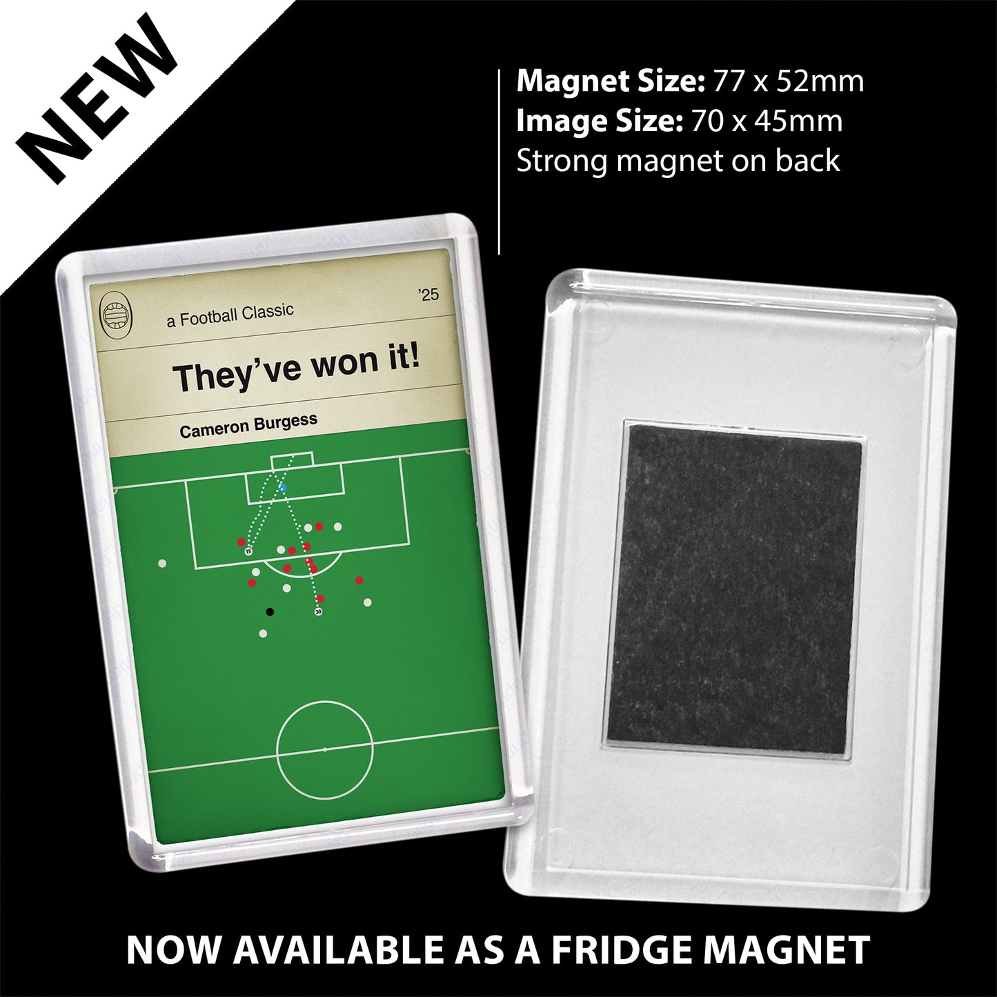 Swansea City winner v Nottingham Forest - Cameron Burgess Goal - 2025 League Cup - Book Cover Poster - Football Gift (Various Sizes)