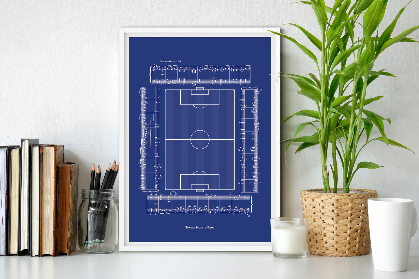 Club Anthems Collection - Theme from Z-Cars - Goodison Park walk out song - Gift for Everton Fan - Football Wall Decor (Various sizes)
