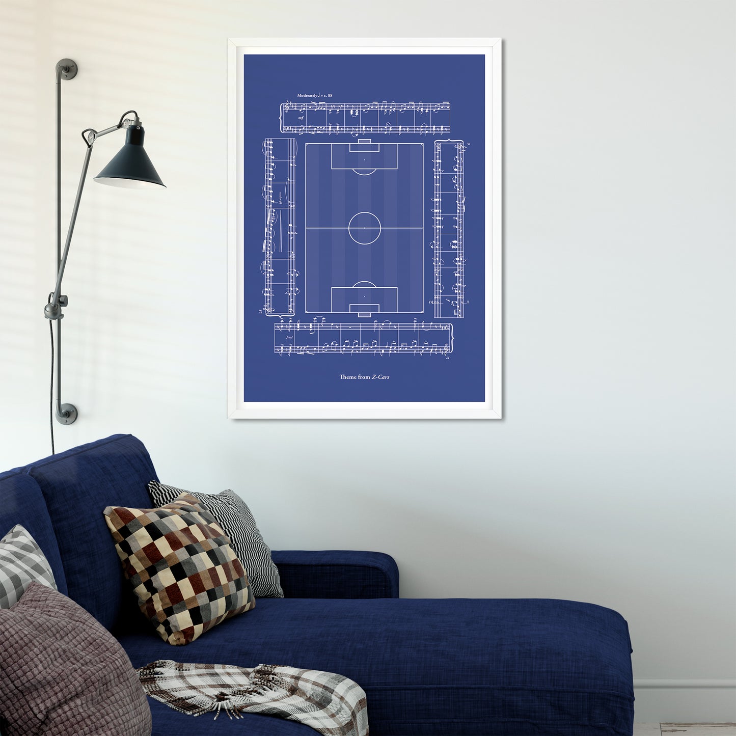 Club Anthems Collection - Theme from Z-Cars - Goodison Park walk out song - Gift for Everton Fan - Football Wall Decor (Various sizes)