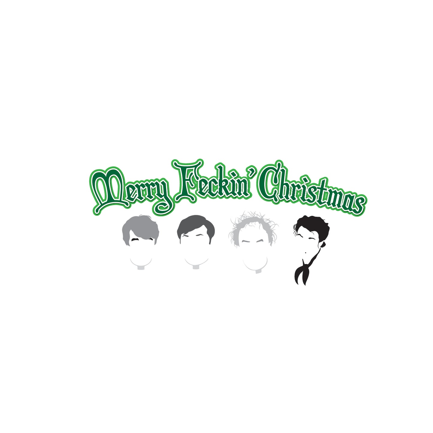 Father Ted Christmas Card - Ruud Gullit sitting on a shed - Father Dougal McGuire - Alternative Christmas Card (125mm Square)