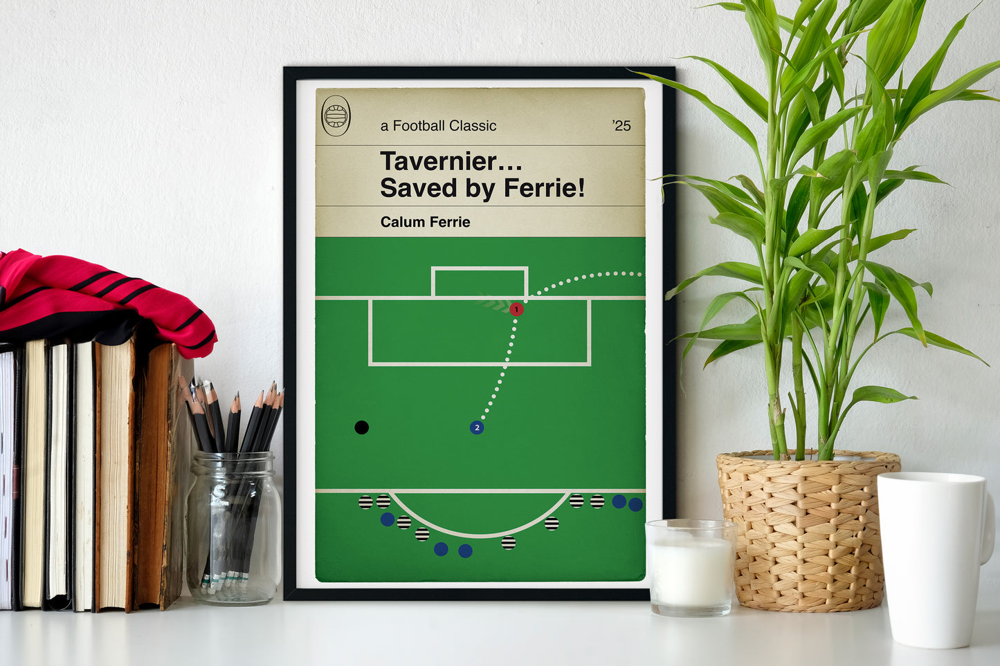 Glasgow Rangers 0 Queen's Park 1 - Calum Ferrie Penalty Save - Football Wall Decor - Various Sizes