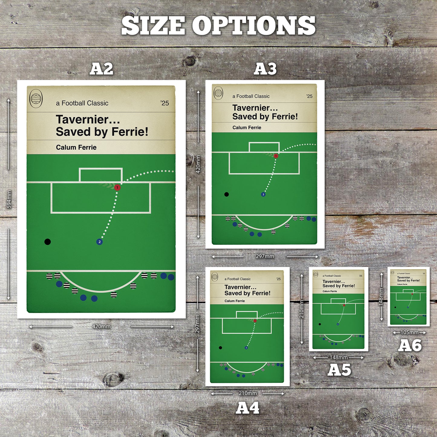 Glasgow Rangers 0 Queen's Park 1 - Calum Ferrie Penalty Save - Football Wall Decor - Various Sizes