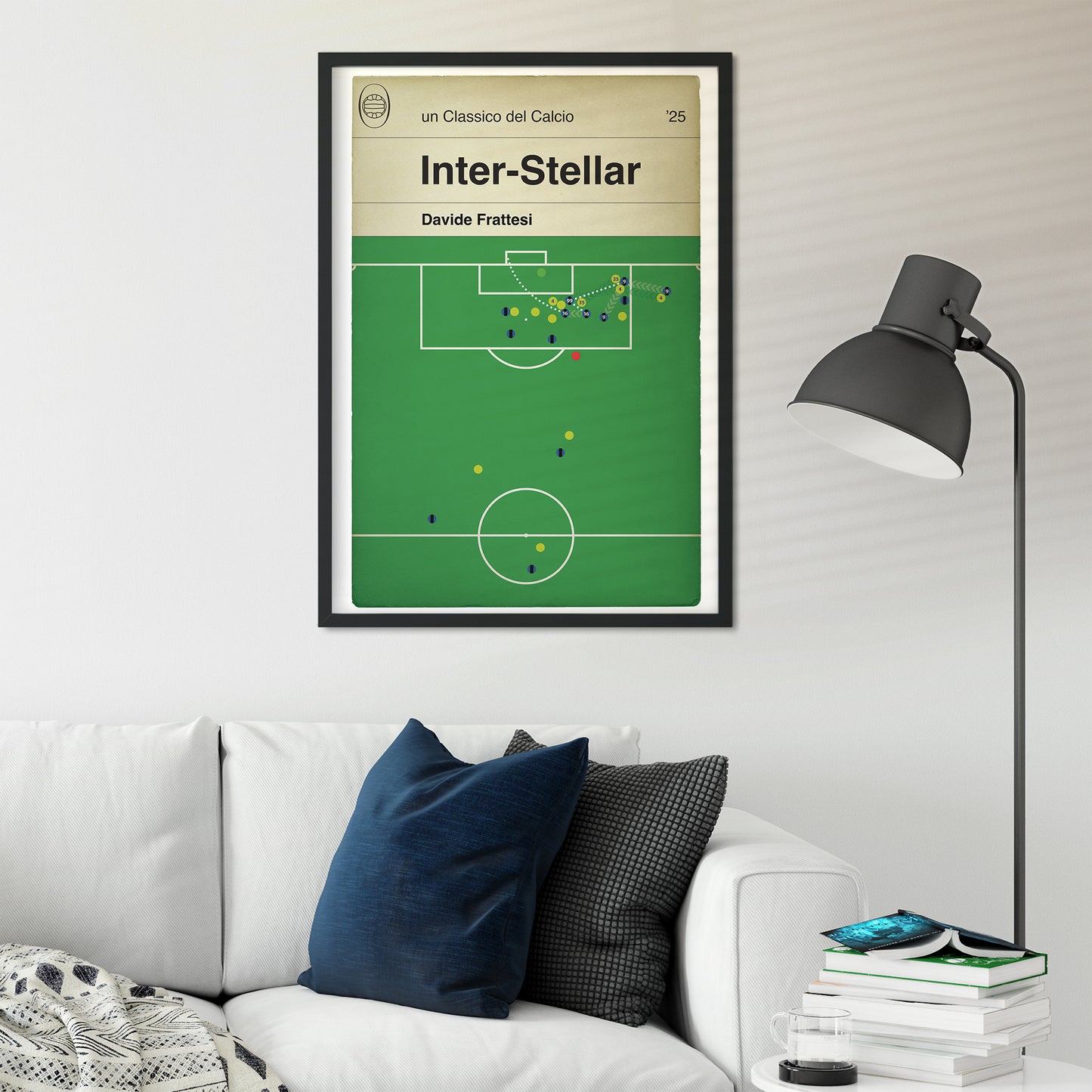Davide Frattesi Winner - Inter Milan goal - Inter 4 Barcelona 3 - Champions League Semi-Final 2025 - Football Classic Book Cover Poster - Various Sizes