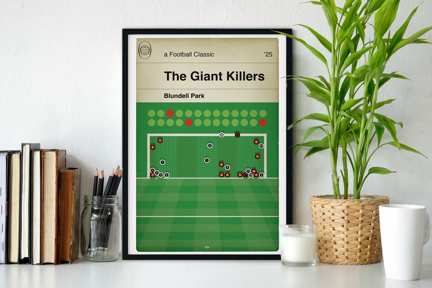 Grimsby Town Penalty Shootout Win - Grimsby 2 Man Utd 2 - League Cup 2nd Round 2025 -Football Print - Book Cover Goal Poster (Various Sizes)