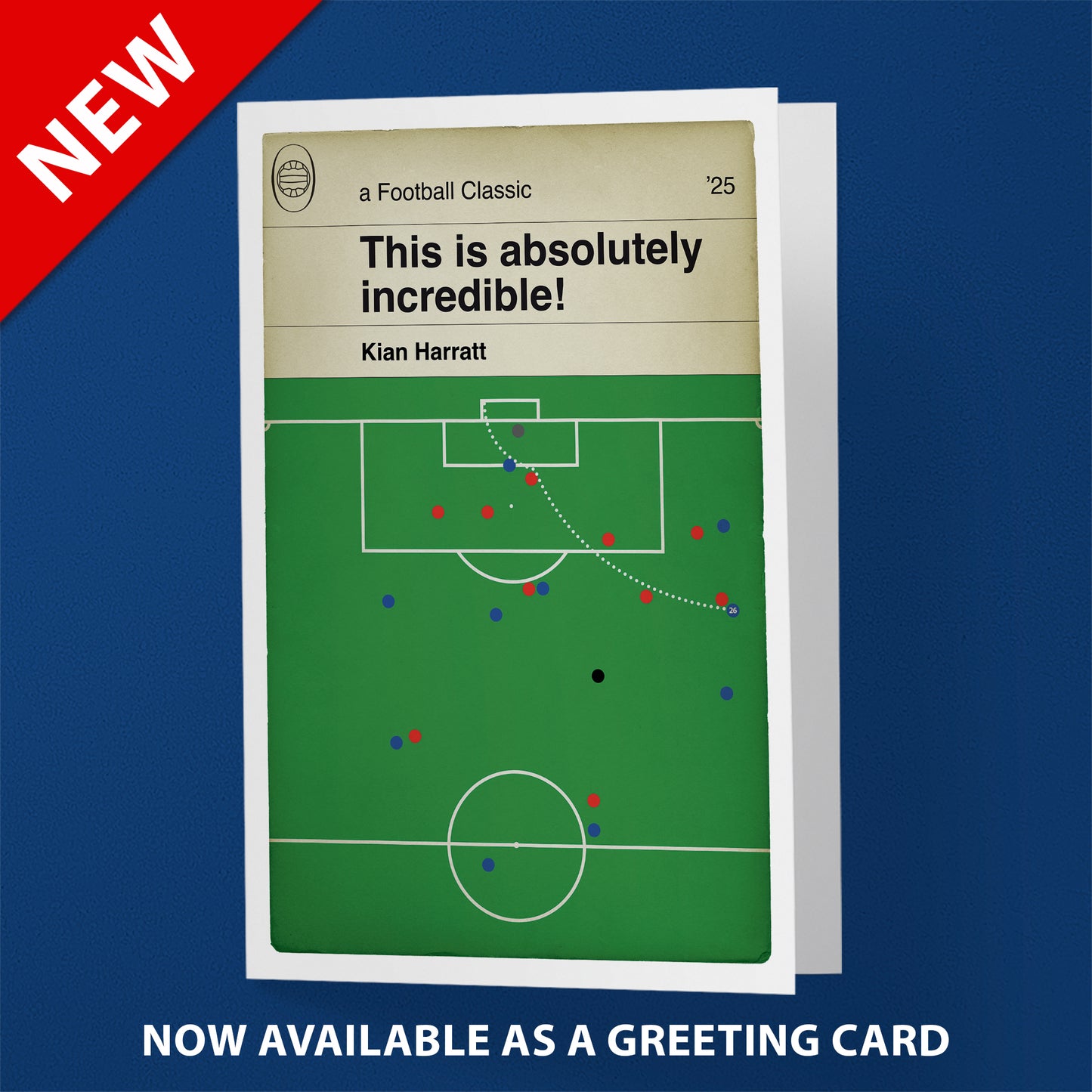 Kian Harratt Winner - Oldham Athletic 3 Southend Utd 2 - National League Play-Off Final 2025 - Oldham Goal Book Cover Print (Various Sizes)