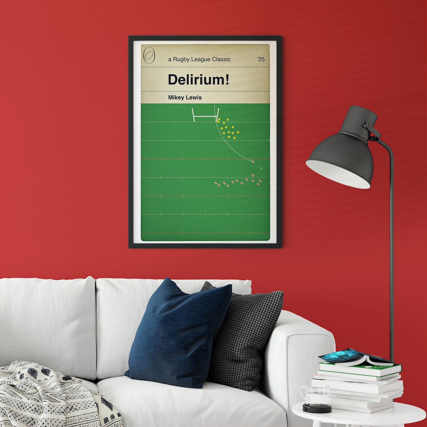 Mikey Lewis Winning Kick - Hull Kingston Rovers 8 Warrington Wolves 6 - Challenge Cup Final 2025 - Rugby League Poster Gift (Various Sizes)