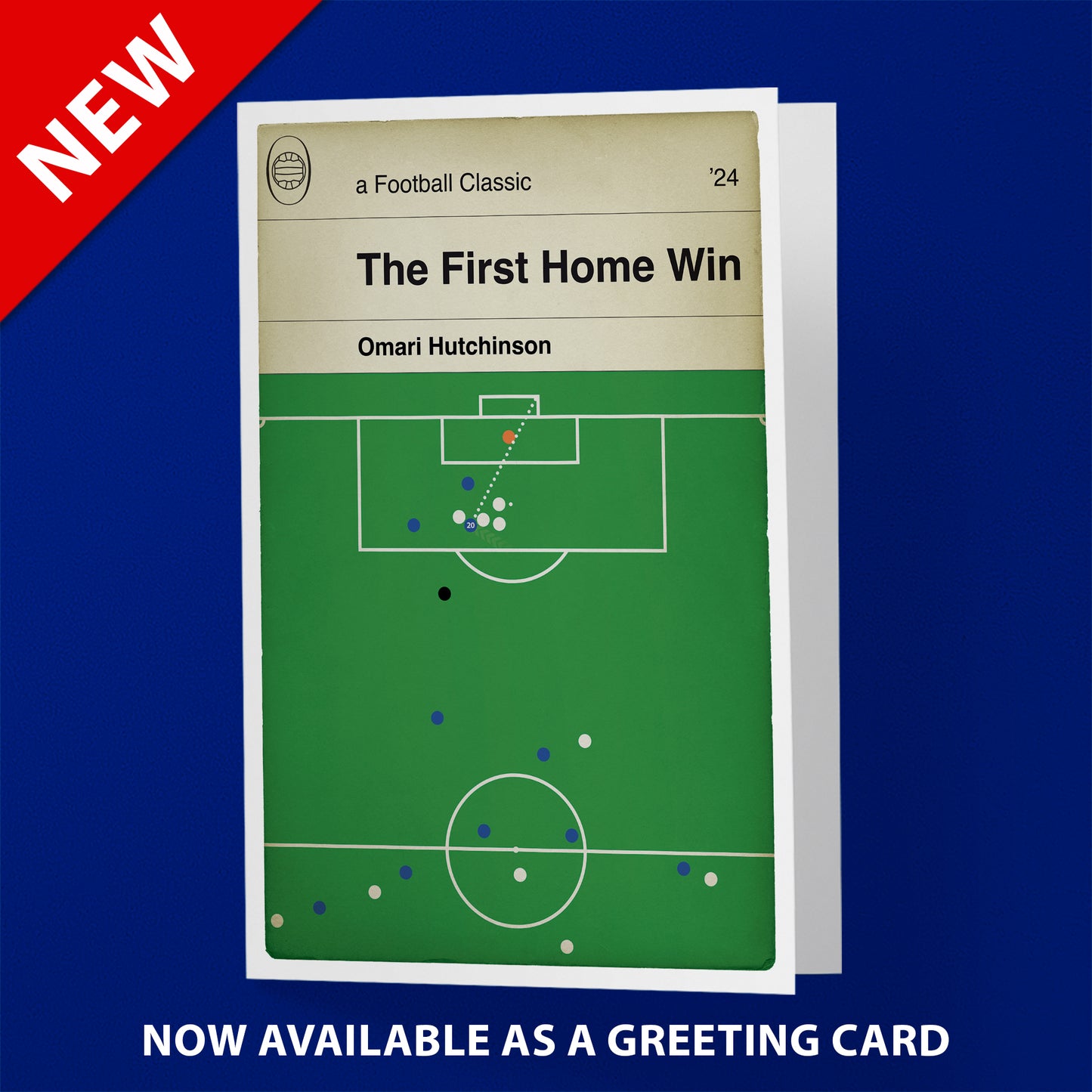 Omari Hutchinson Goal - Ipswich Town 2 Chelsea 0 - 2024 Premier League - Gift for Tractor Boys Fan - Football Book Cover Art (Various Sizes)