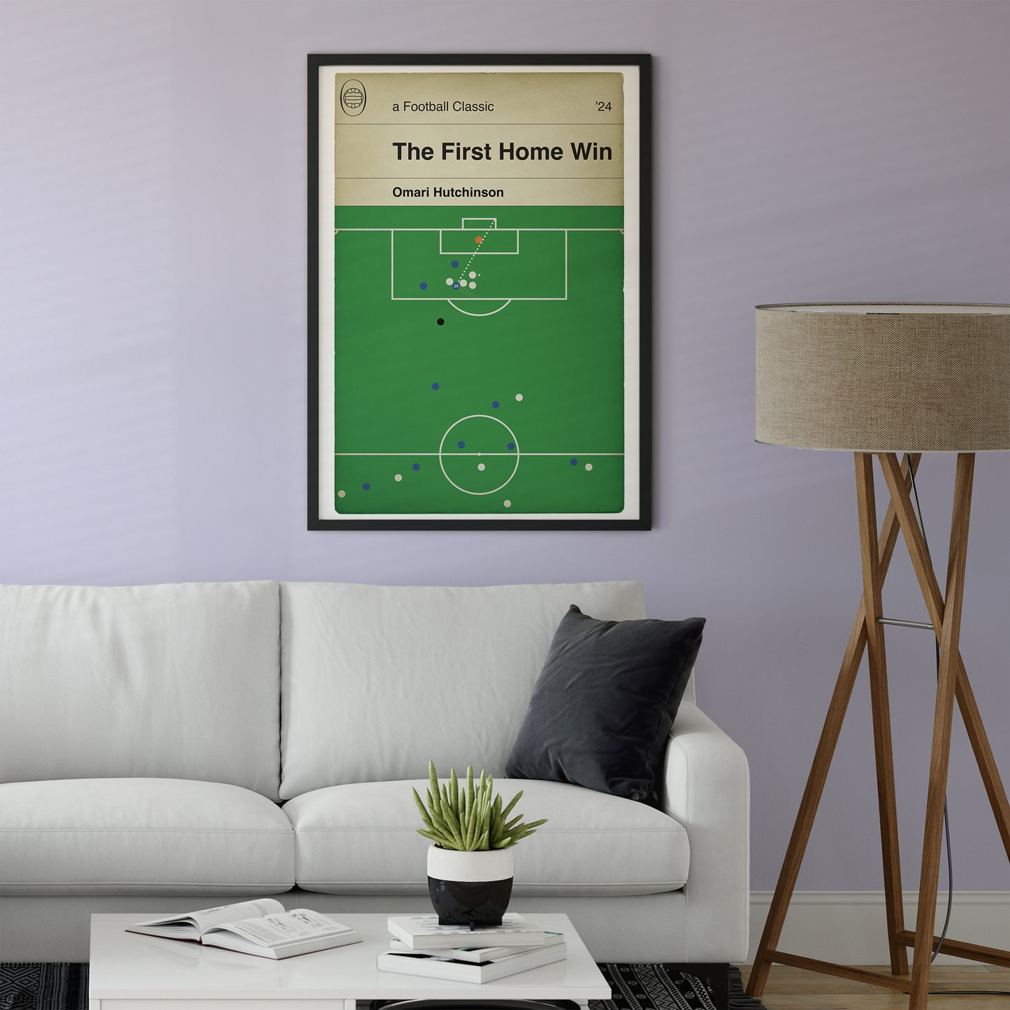 Omari Hutchinson Goal - Ipswich Town 2 Chelsea 0 - 2024 Premier League - Gift for Tractor Boys Fan - Football Book Cover Art (Various Sizes)