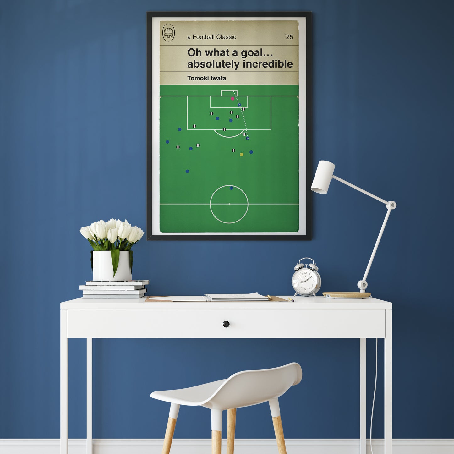 Tomoki Iwata Goal - Birmingham City 2 Newcastle United 3 - FA Cup 4th Rd 2025 - Classic Book Cover Poster - Football Gift (Various Sizes)