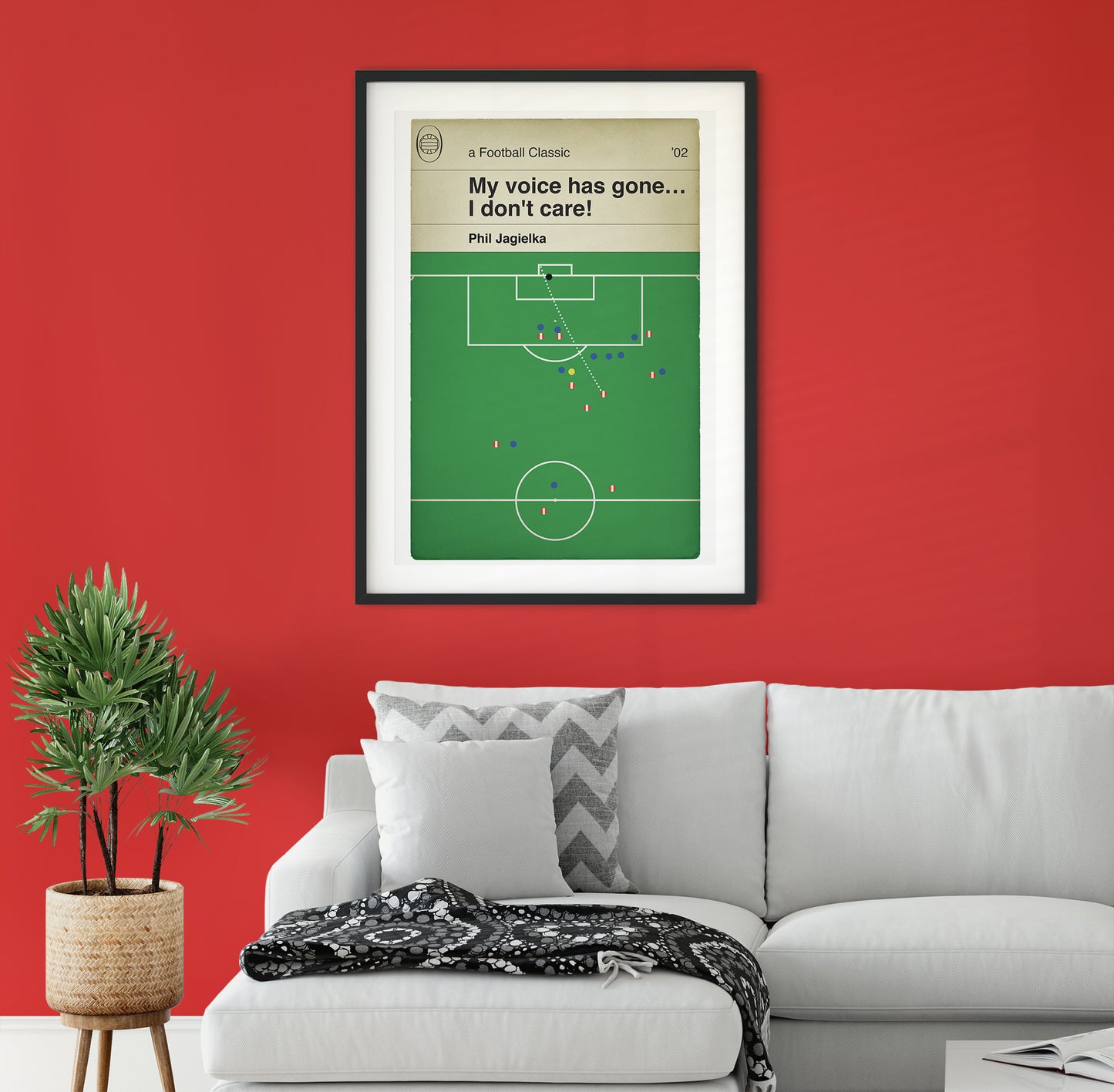 Sheffield United goal v Leeds United - Phil Jagielka - League Cup 2002 - Sheff Utd 2 Leeds Utd 1 - Book Cover Poster (Various Sizes)