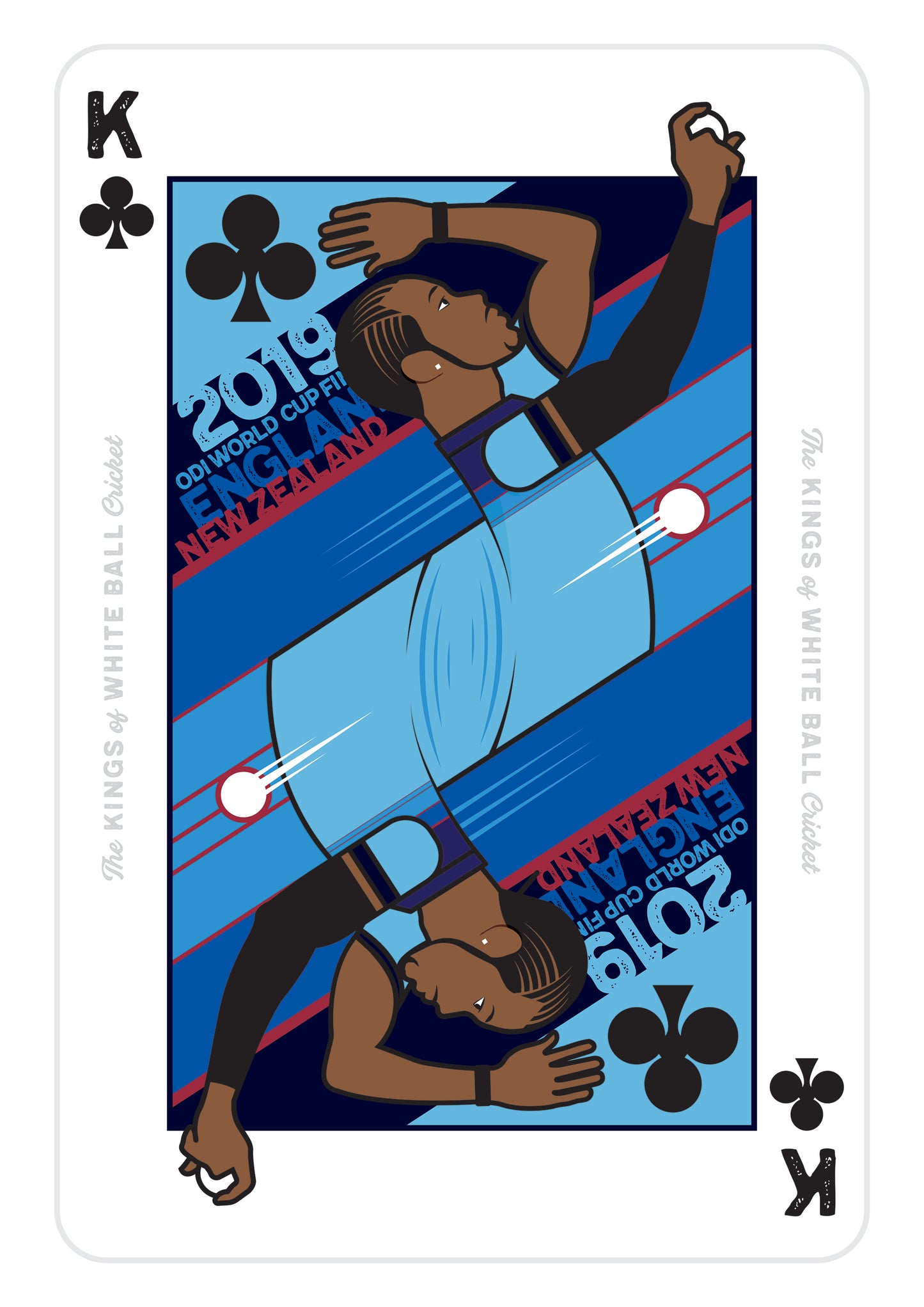 Kings of White Ball Cricket - England World Cup Winners - ODI 2019 and T20 2022 - Set of 4 Prints - Various Sizes