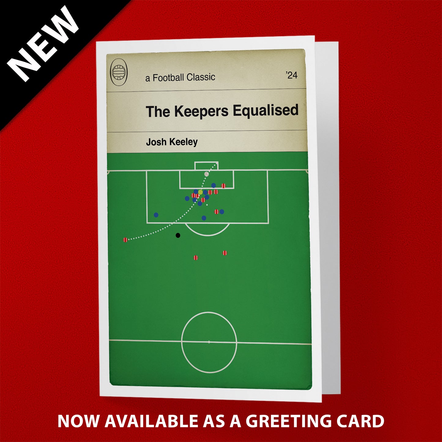 Leyton Orient Equaliser - Josh Keeley Goal - Orient 2 Oldham 1 - FA Cup 2024 - Goalkeeper Scores - Goal Book Cover Gift (Various Sizes)
