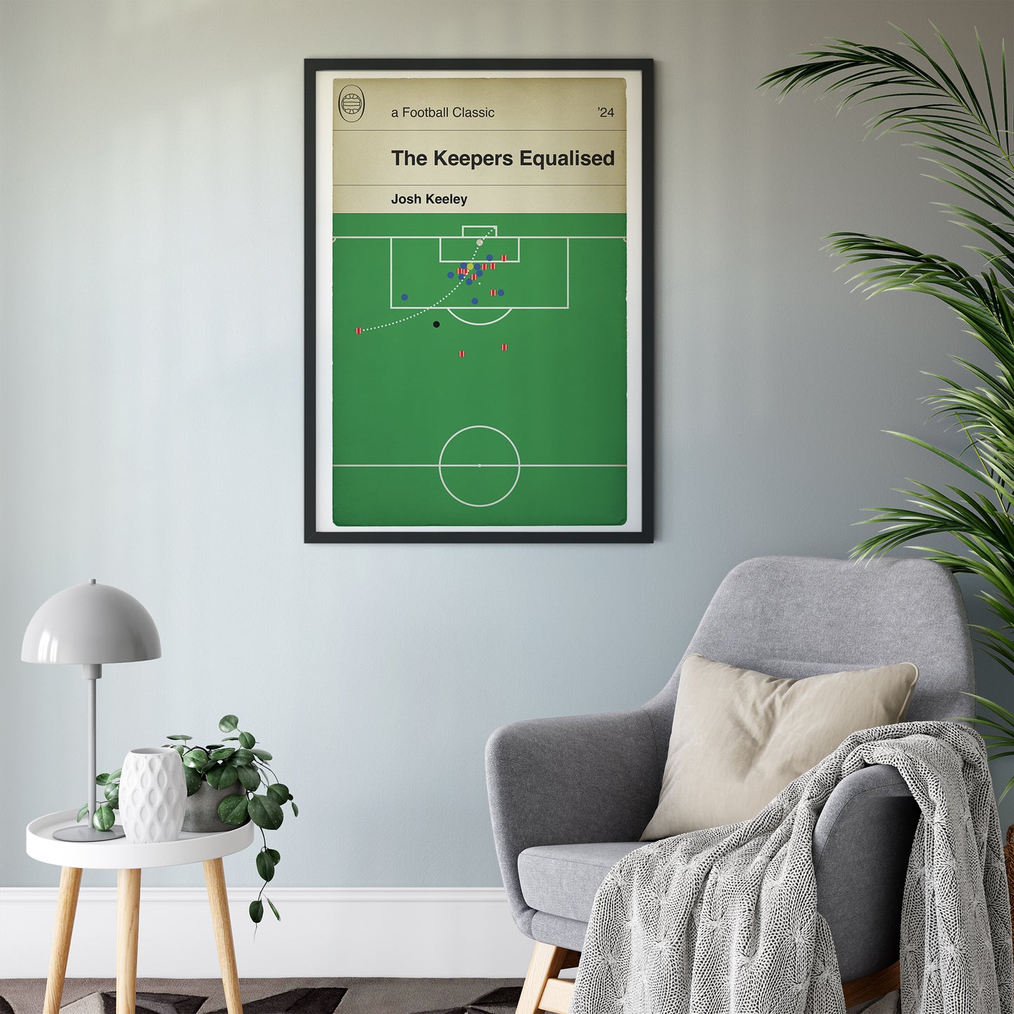 Leyton Orient Equaliser - Josh Keeley Goal - Orient 2 Oldham 1 - FA Cup 2024 - Goalkeeper Scores - Goal Book Cover Gift (Various Sizes)