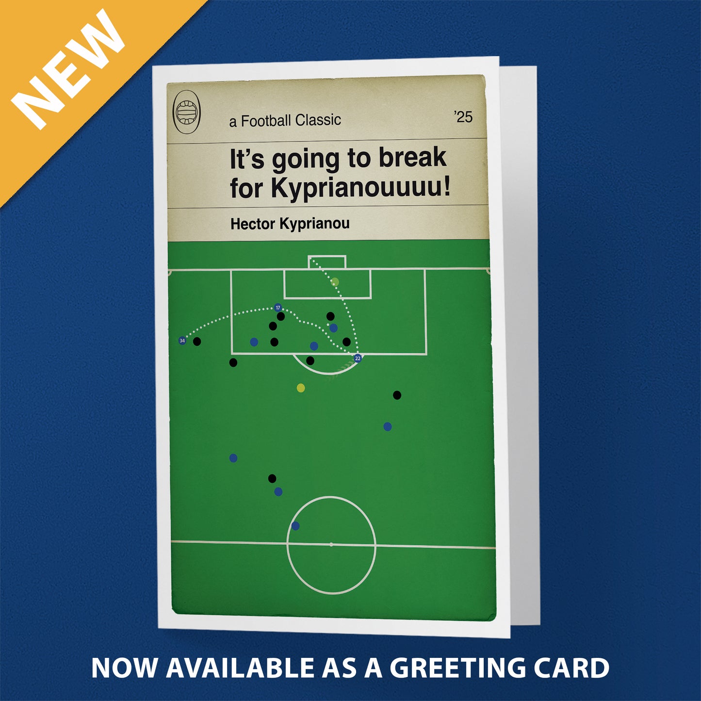 Hector Kyprianou Goal - EFL Trophy Final 2025 - Peterborough United Win - Birmingham 0 Posh 2 - Football Book Cover Poster (Various sizes)