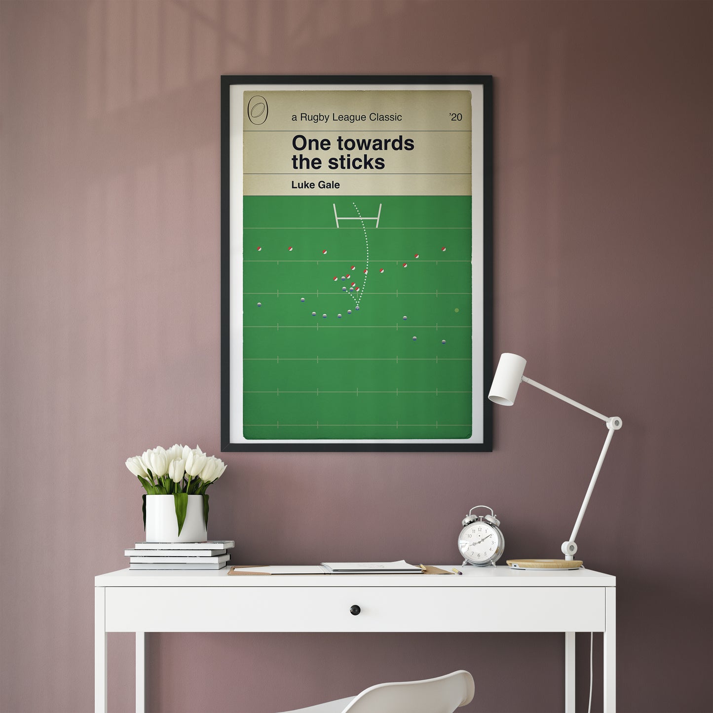 Leeds Rhinos 17 Salford Red Devils 16 - Luke Gale Late Drop Goal - Challenge Cup Final 2020 - Rugby League Book Cover Print (Various Sizes)
