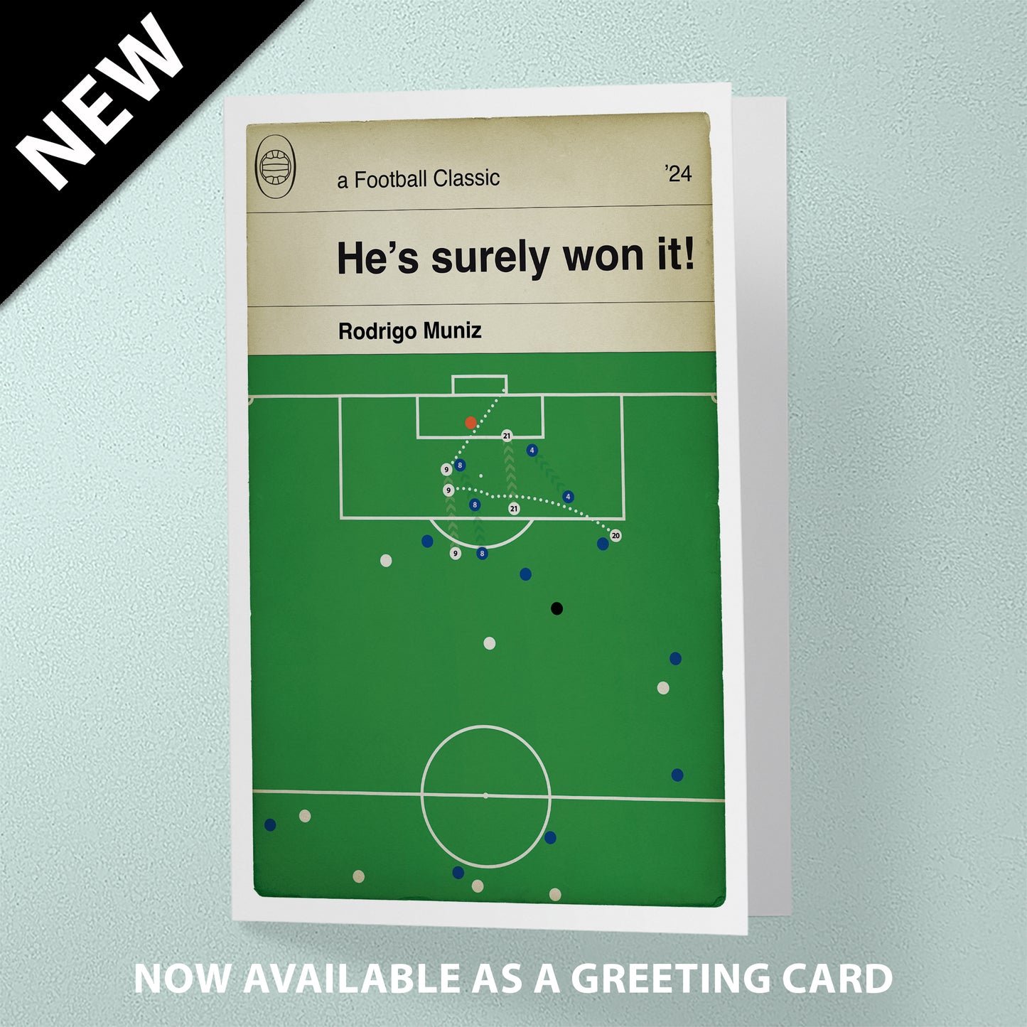 Fulham Winner against Chelsea - Rodrigo Muniz Goal - Chelsea 1 Fulham 2 - Premier League 2024 - Classic Book Cover Print (Various Sizes)