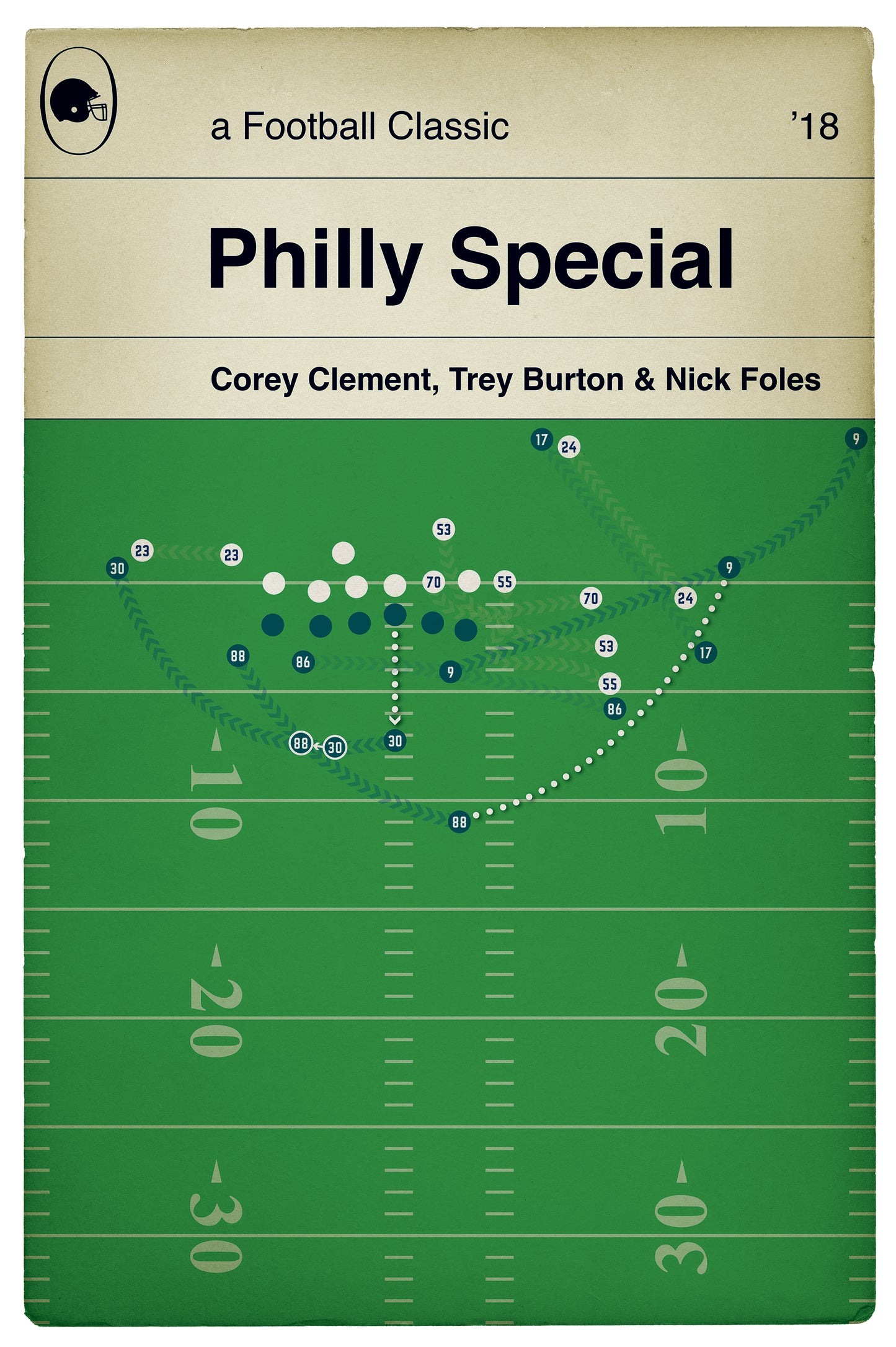 Philly Special - Philadelphia Eagles Touchdown - Nick Foles - Philadelphia Eagles v New England Patriots - 2018 - Various Sizes