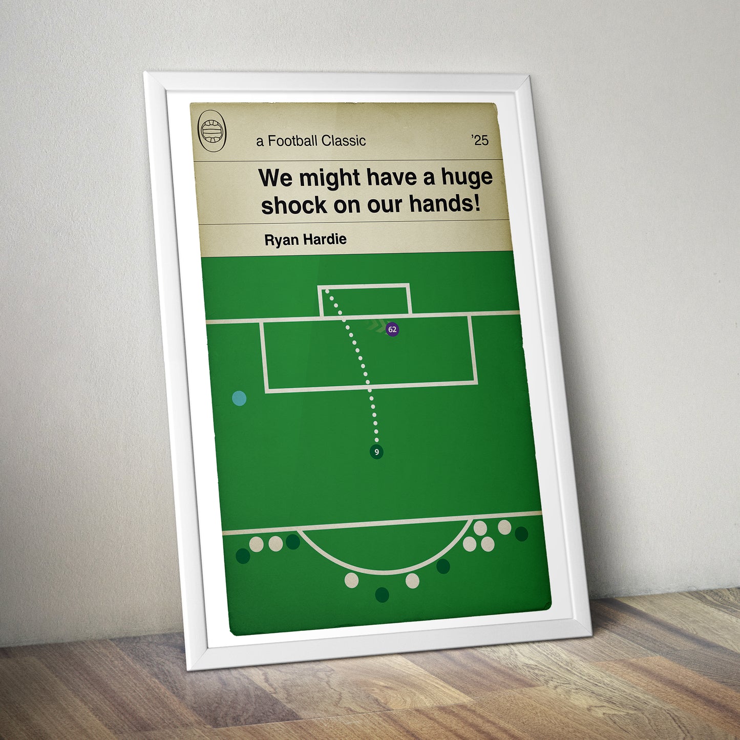 Plymouth Argyle 1 Liverpool 0 - Ryan Hardie Penalty - FA Cup Fourth Round 2025 - Football Print - Book Cover Goal Poster (Various Sizes)
