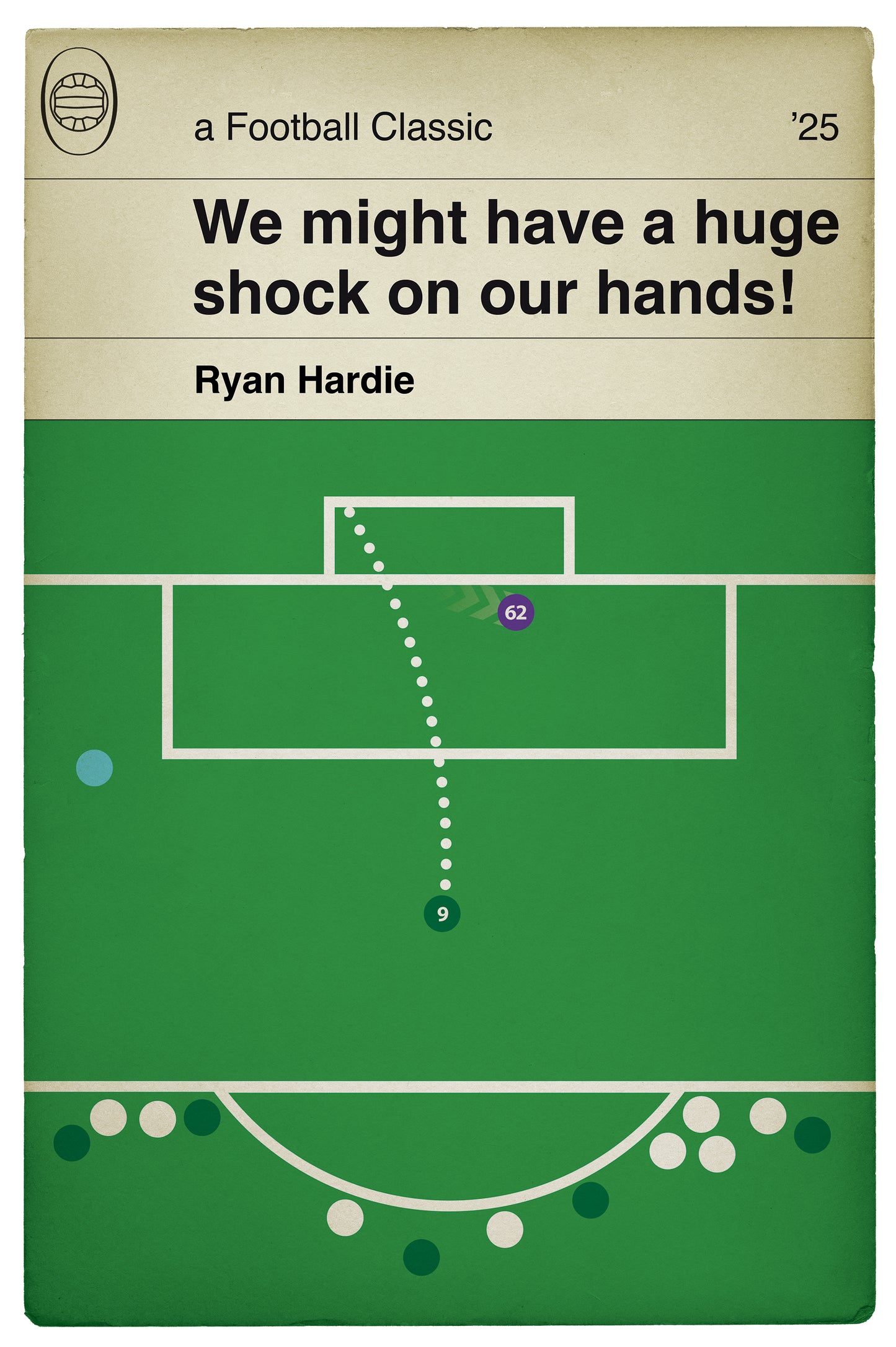Plymouth Argyle 1 Liverpool 0 - Ryan Hardie Penalty - FA Cup Fourth Round 2025 - Football Print - Book Cover Goal Poster (Various Sizes)