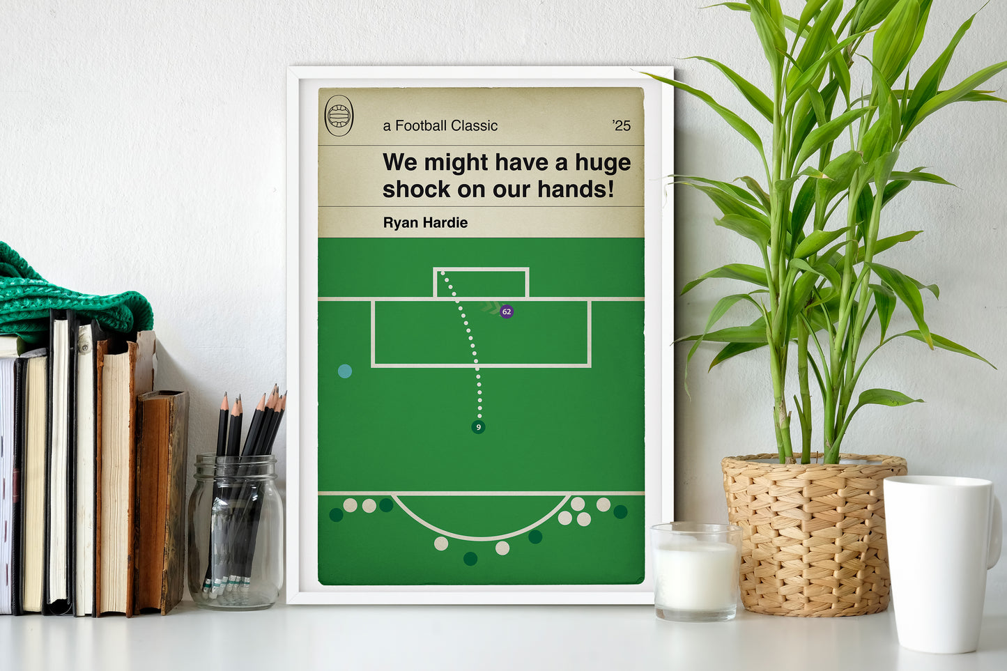 Plymouth Argyle 1 Liverpool 0 - Ryan Hardie Penalty - FA Cup Fourth Round 2025 - Football Print - Book Cover Goal Poster (Various Sizes)