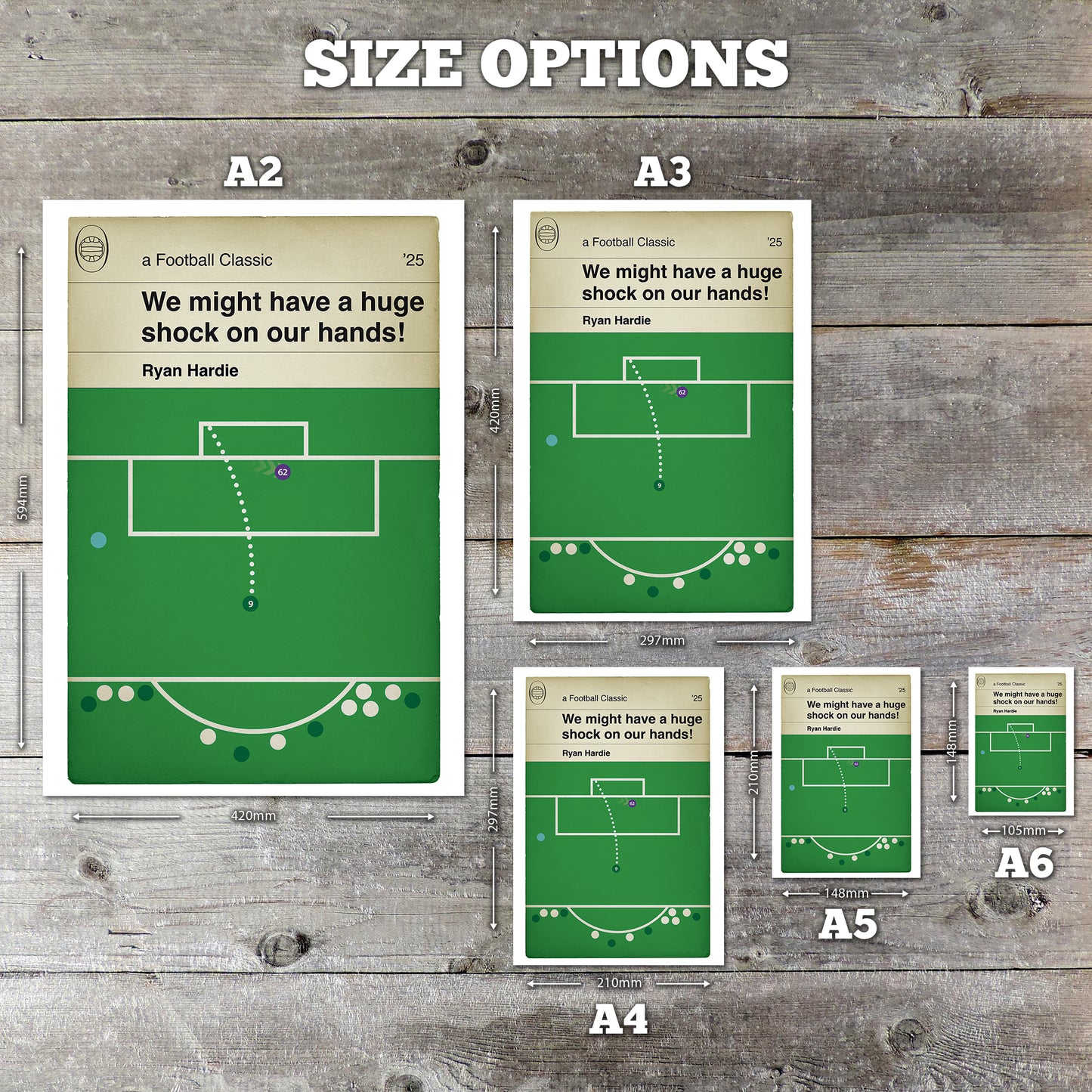 Plymouth Argyle 1 Liverpool 0 - Ryan Hardie Penalty - FA Cup Fourth Round 2025 - Football Print - Book Cover Goal Poster (Various Sizes)