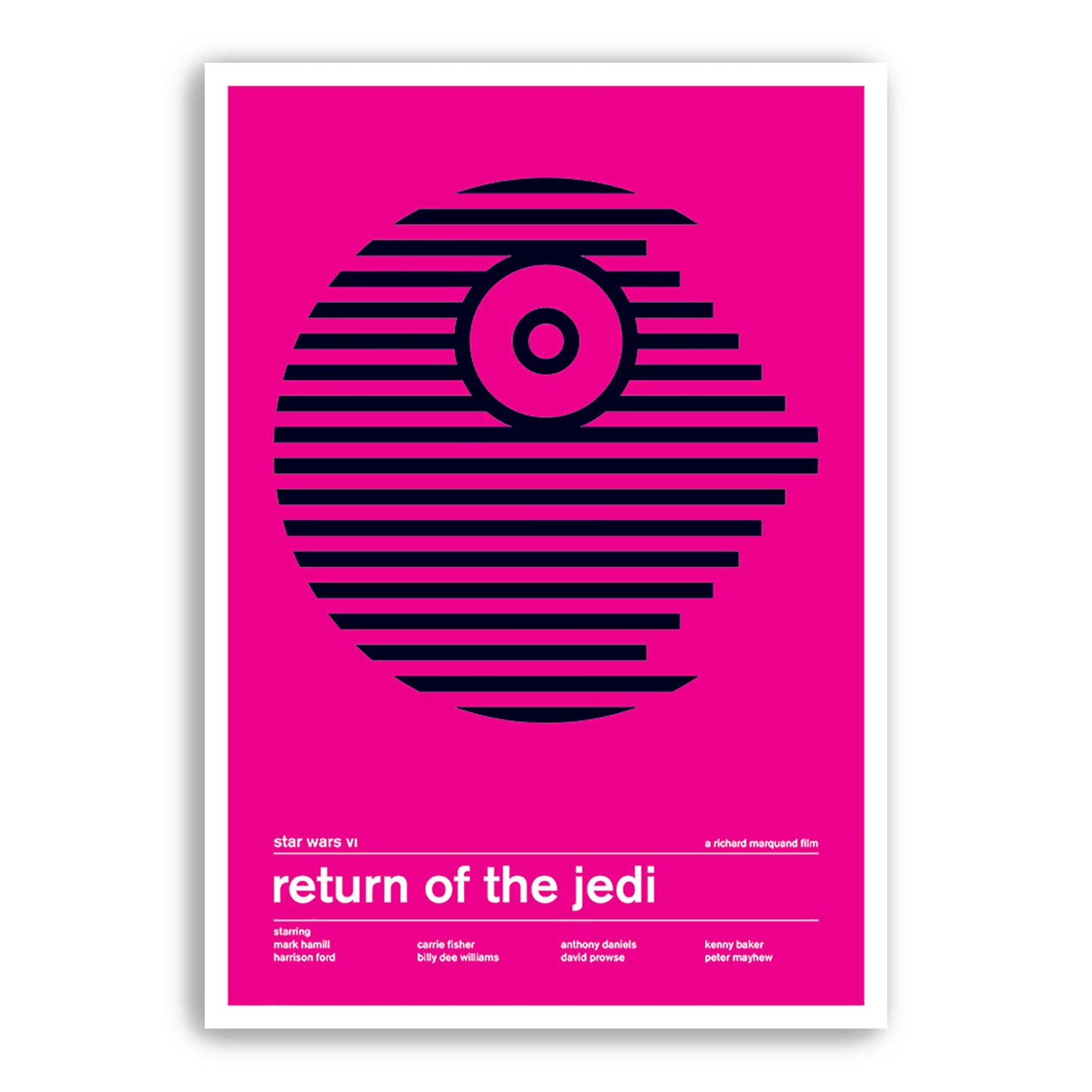 Star Wars - Return of the Jedi - Bright Alternative Swiss Style Poster (Various Sizes)