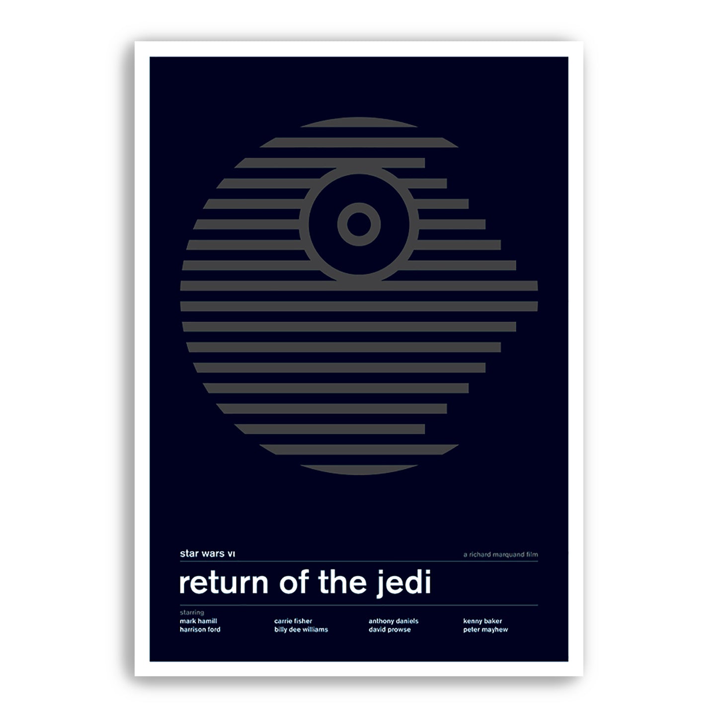 Star Wars - Return of the Jedi - Alternative Swiss Style Poster (Various Sizes)