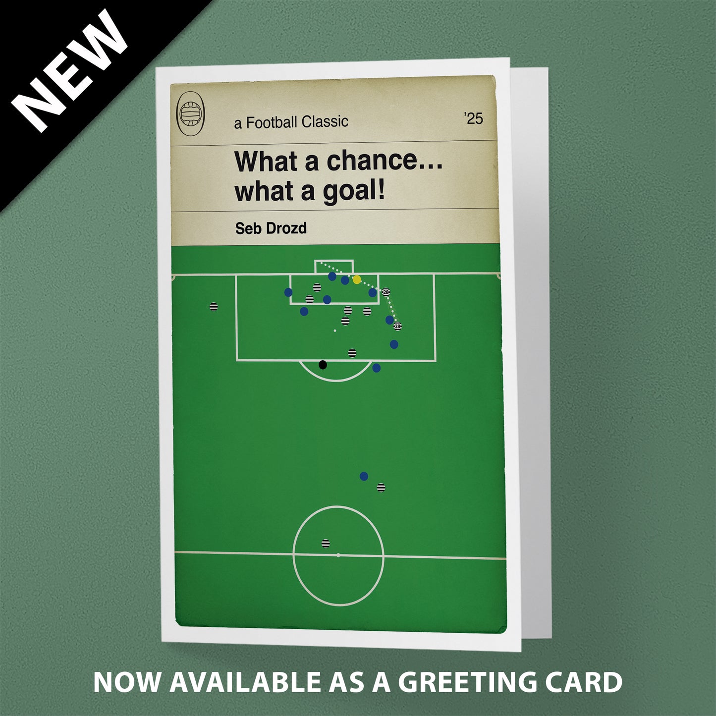 Seb Drozd Winner - Glasgow Rangers 0 Queen's Park 1 - Queen's Park Goal Print - Football Wall Decor - Various Sizes