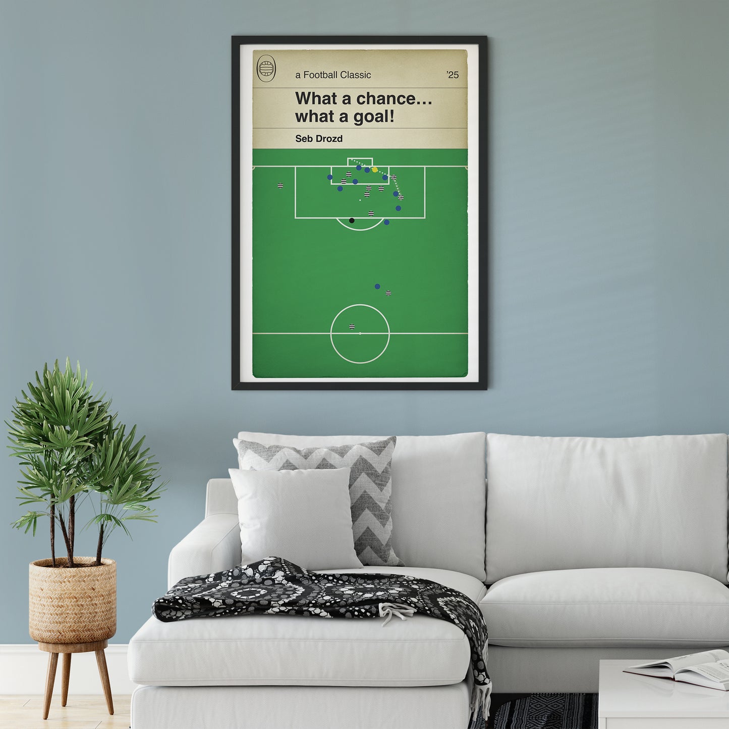 Seb Drozd Winner - Glasgow Rangers 0 Queen's Park 1 - Queen's Park Goal Print - Football Wall Decor - Various Sizes