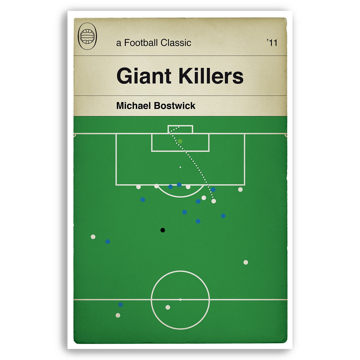 Stevenage Borough 3 Newcastle United 1 - Michael Bostwick Goal - FA Cup 3rd Round 2011 - Classic Football Book Cover (Various Sizes)