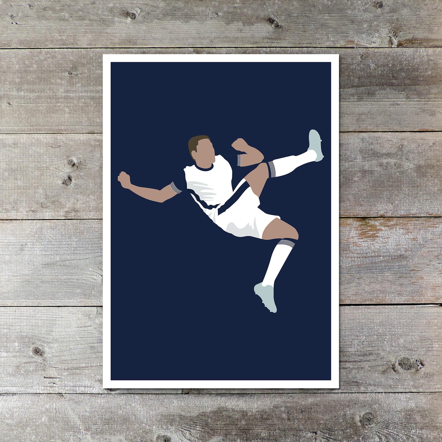 Micky van de Ven - The goal line clearance - Tottenham Hotspur 1 Man Utd 0 - Europa League Final 2025 - Minimal Print Design (Various Sizes)