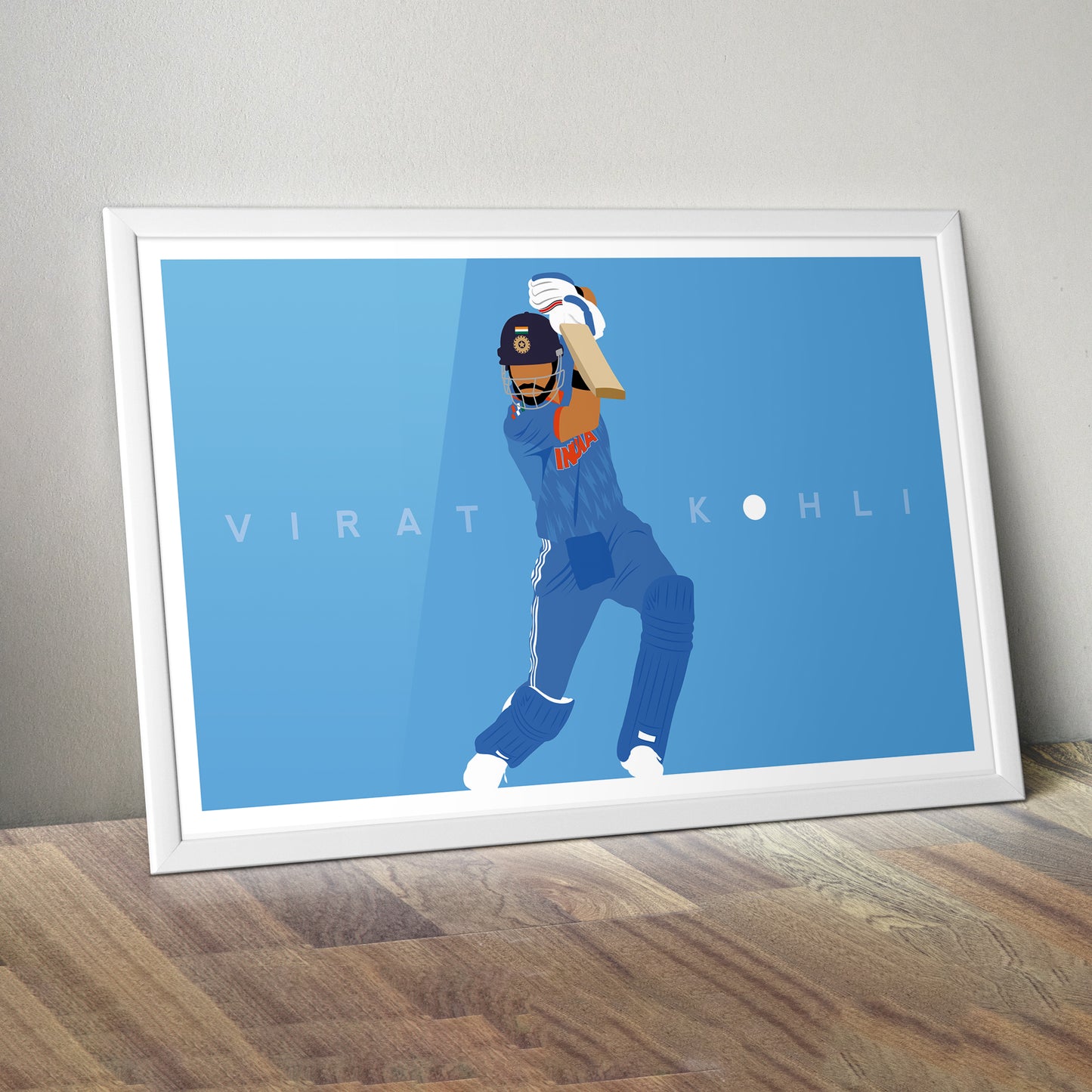 India - Virat Kohli - India Cricket - Cricket Poster - Minimal Art - Various Sizes