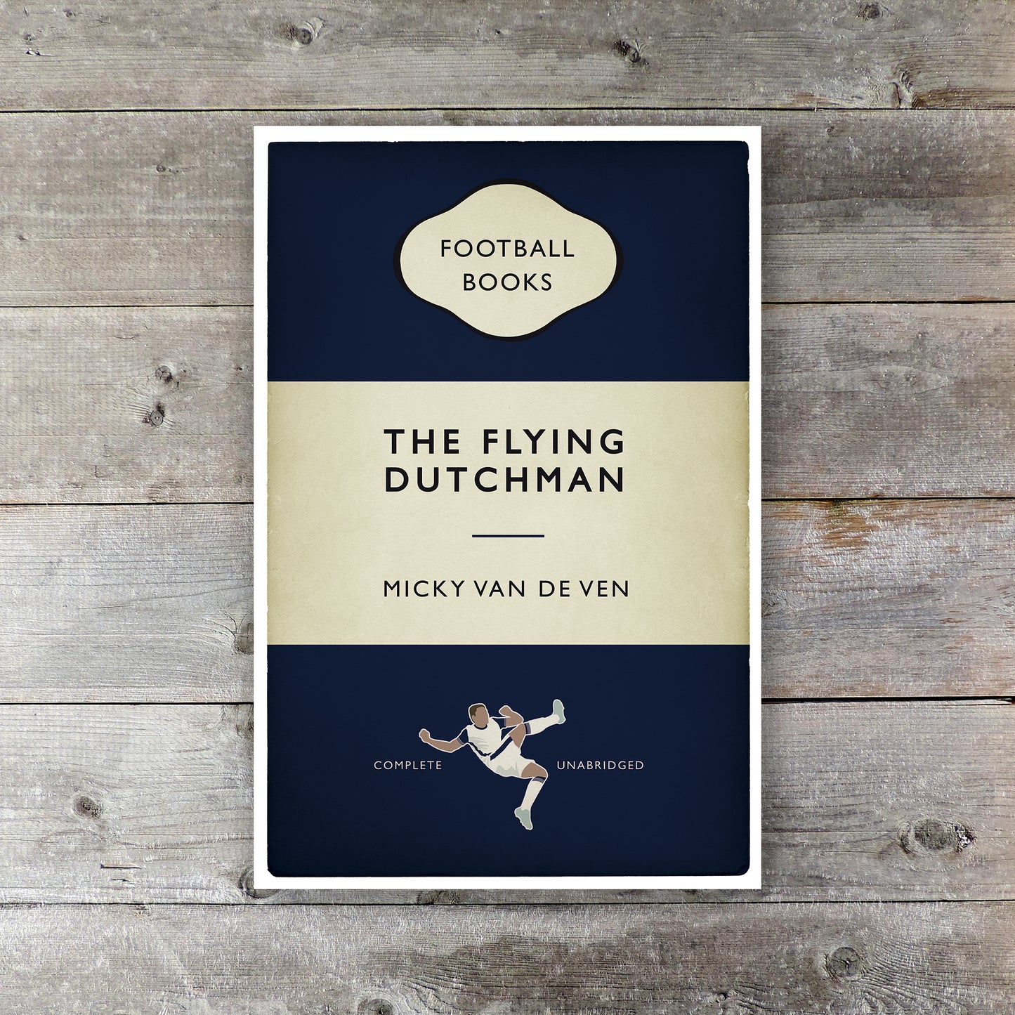 Micky van de Ven goal line clearance - Tottenham Hotspur 1 Man Utd 0 - Europa League Final 2025 - Classic Book Cover Print (Various Sizes)