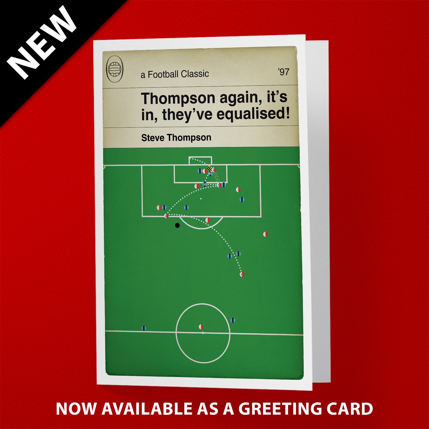 Woking goal v Coventry City - Steve Thompson Equaliser - FA Cup Third Round 1997 - Coventry 1 Woking 1 - Football Goal Print (Various Sizes)
