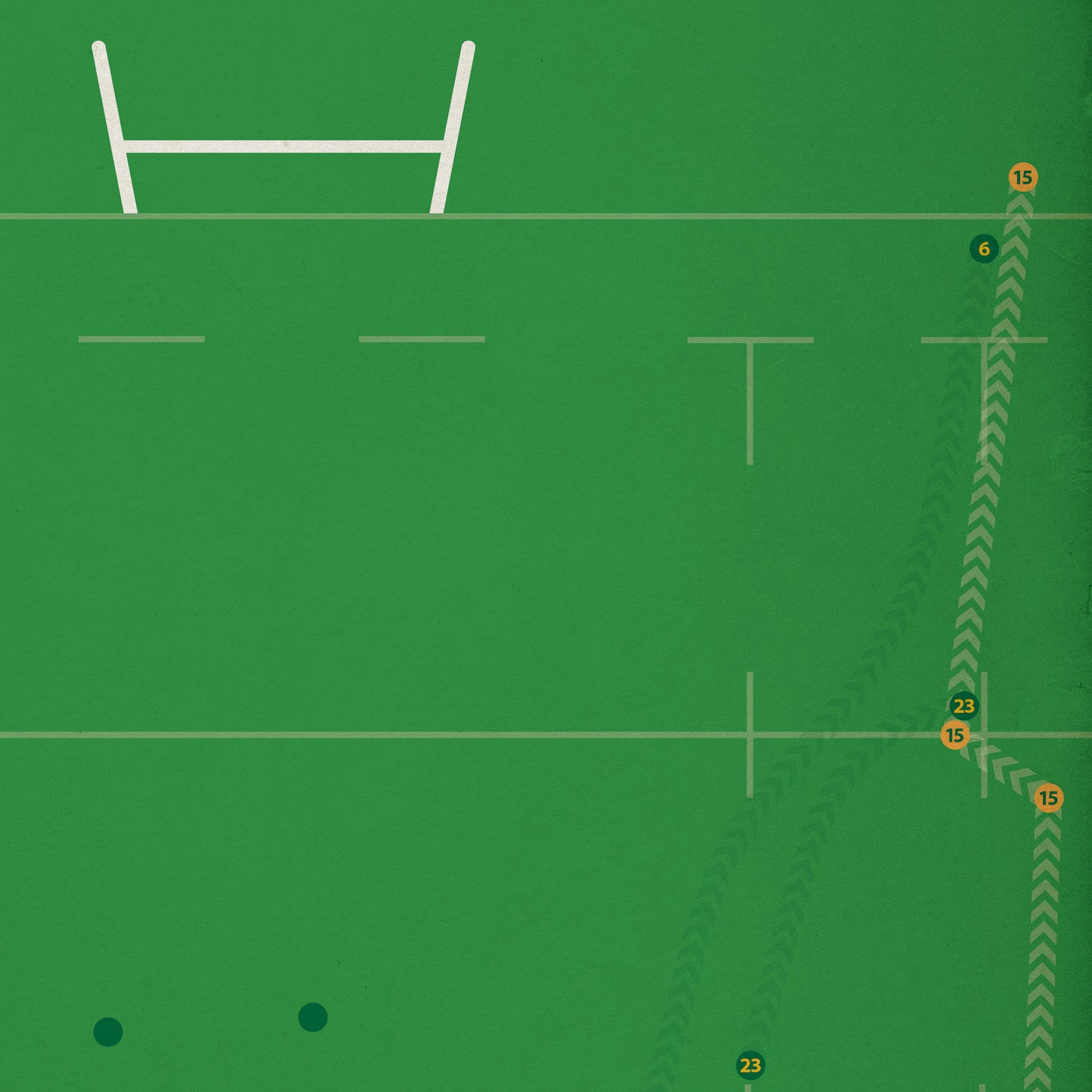 Tom Wright Australia Try - South Africa 22 Wallabies 38 - Rugby Print Gift