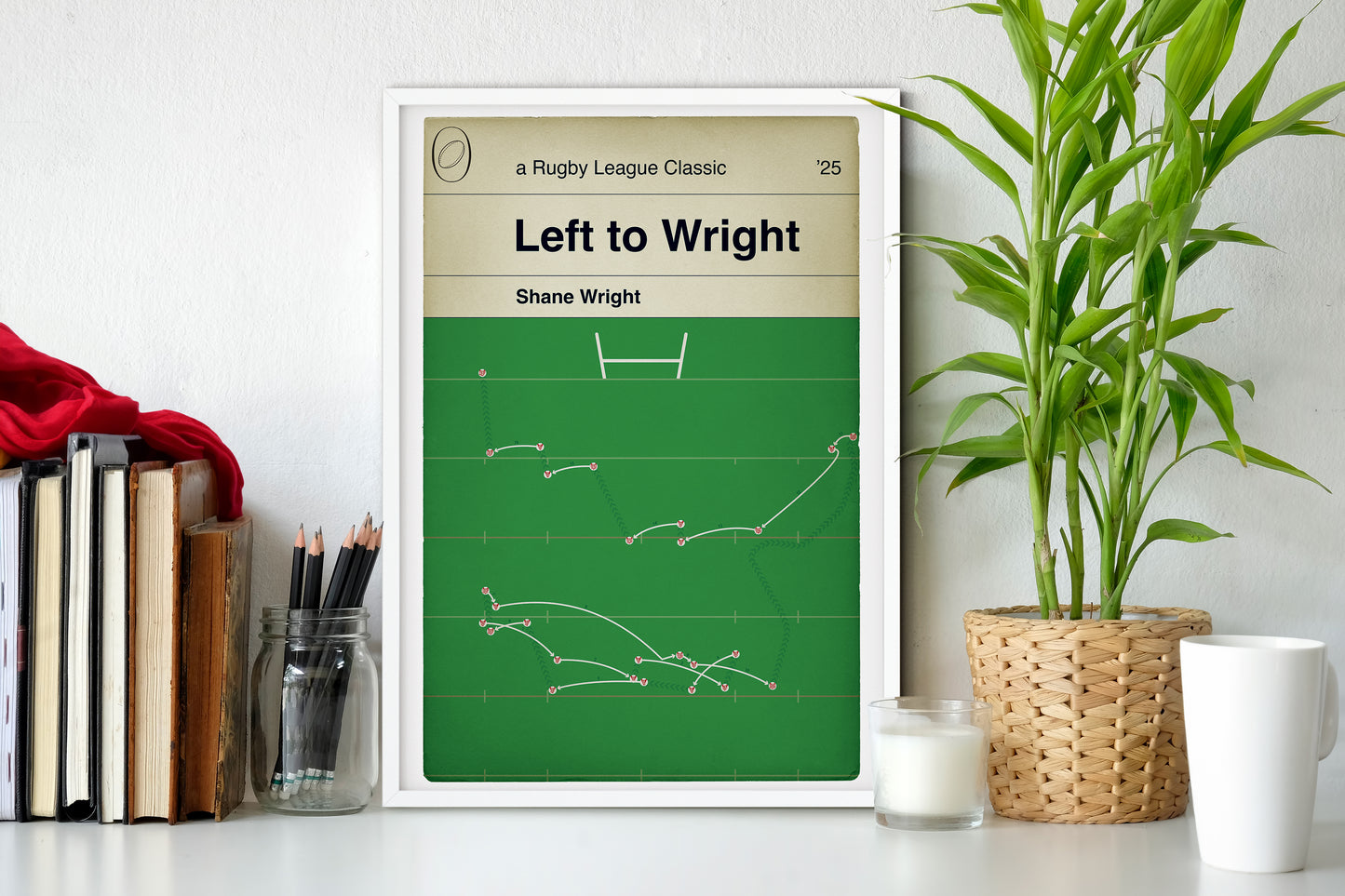 St Helens Winning Try - Shane Wright Winner - Left to Wright Poster - Leeds Rhinos 14 Saints 16 - Super League Play Off Eliminator (Various Sizes)