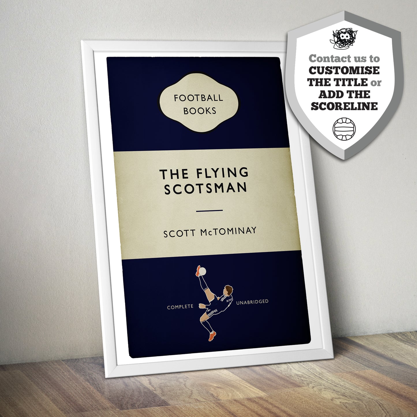 Scott McTominay - The Flying Scotsman Poster - Overhead Kick Goal - Scotland 4 Denmark 2