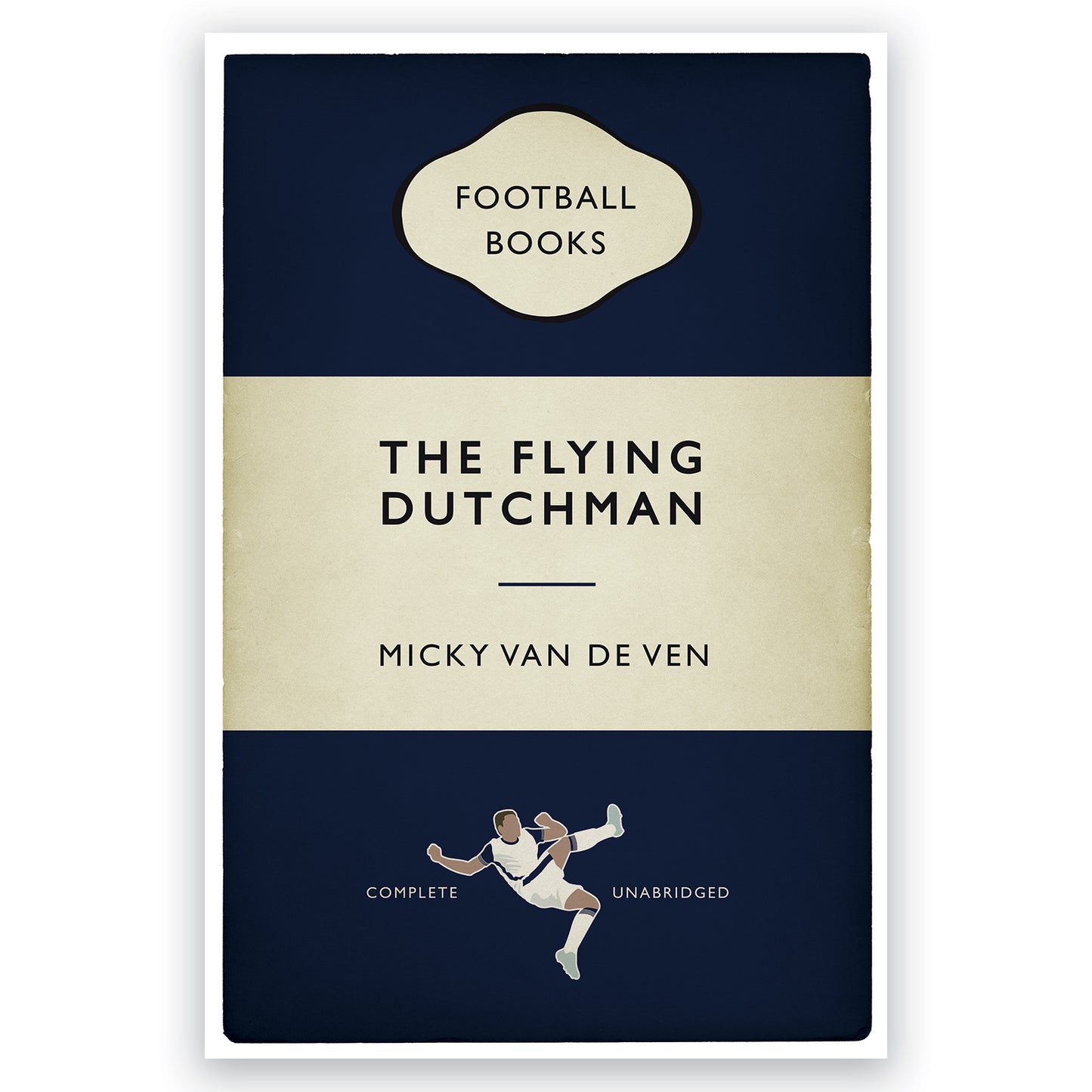 Micky van de Ven goal line clearance - Tottenham Hotspur 1 Man Utd 0 - Europa League Final 2025 - Classic Book Cover Print (Various Sizes)