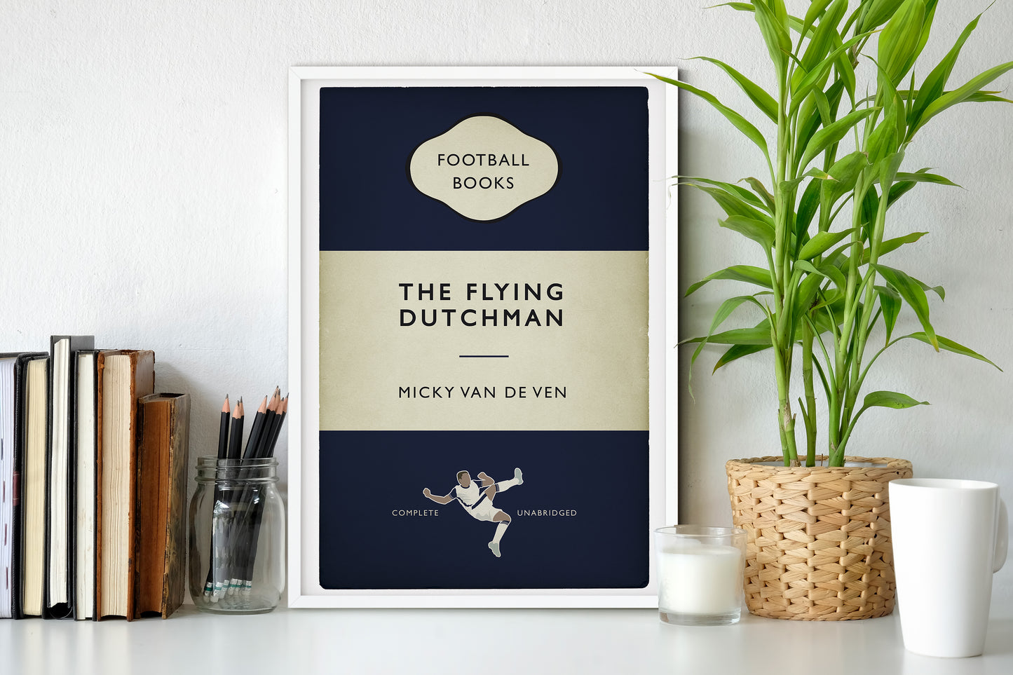 Micky van de Ven goal line clearance - Tottenham Hotspur 1 Man Utd 0 - Europa League Final 2025 - Classic Book Cover Print (Various Sizes)