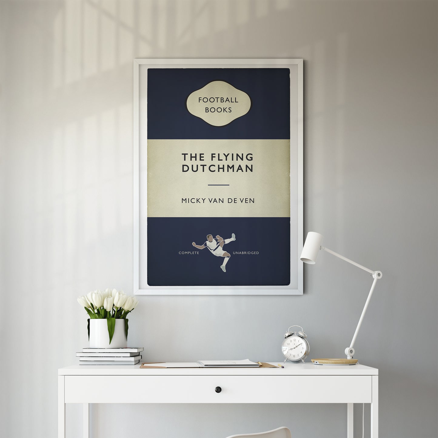 Micky van de Ven goal line clearance - Tottenham Hotspur 1 Man Utd 0 - Europa League Final 2025 - Classic Book Cover Print (Various Sizes)
