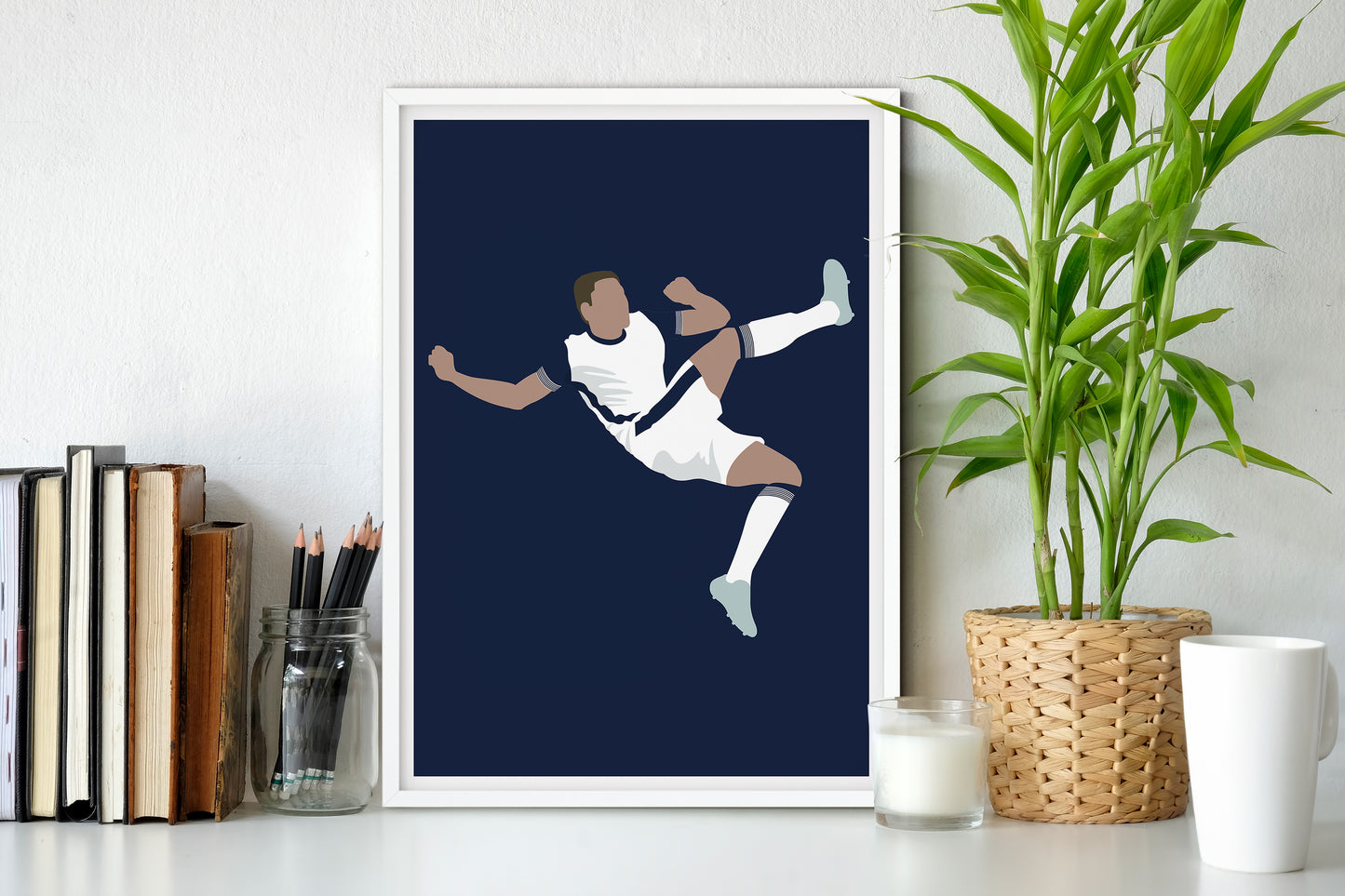 Micky van de Ven - The goal line clearance - Tottenham Hotspur 1 Man Utd 0 - Europa League Final 2025 - Minimal Print Design (Various Sizes)