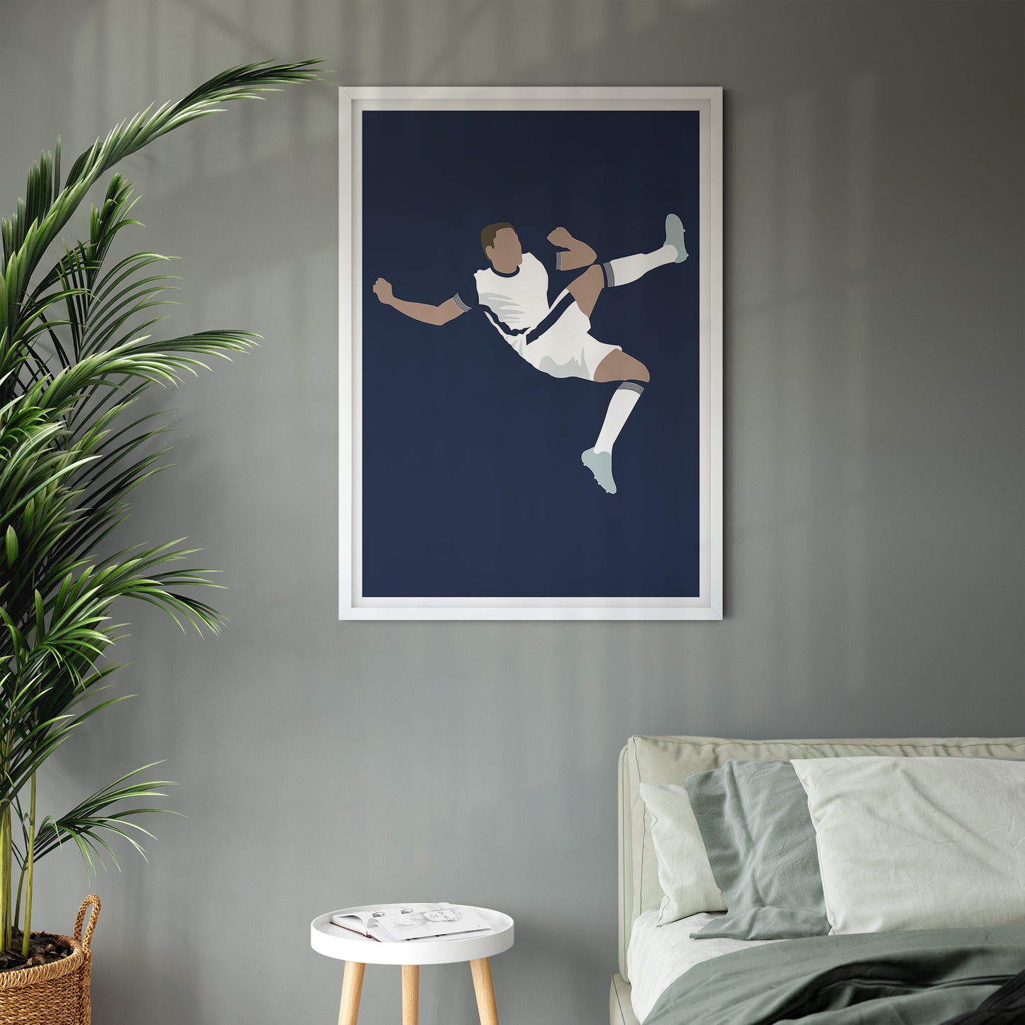 Micky van de Ven - The goal line clearance - Tottenham Hotspur 1 Man Utd 0 - Europa League Final 2025 - Minimal Print Design (Various Sizes)