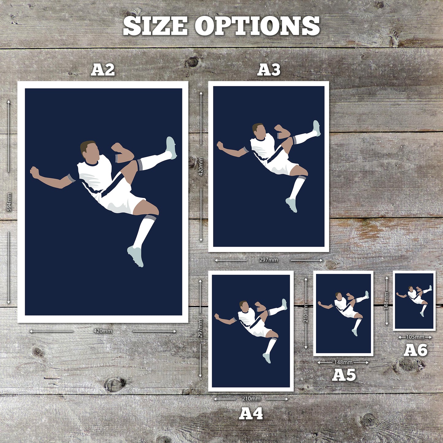 Micky van de Ven - The goal line clearance - Tottenham Hotspur 1 Man Utd 0 - Europa League Final 2025 - Minimal Print Design (Various Sizes)