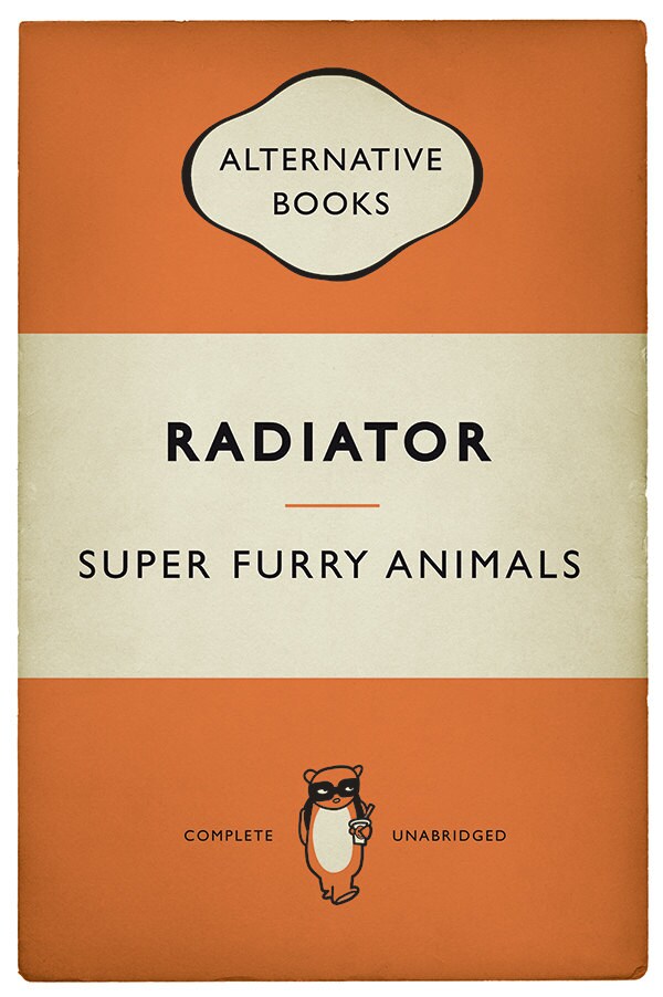 Super Furry Animals - Radiator - Alternative Book Cover Poster (Various Sizes)