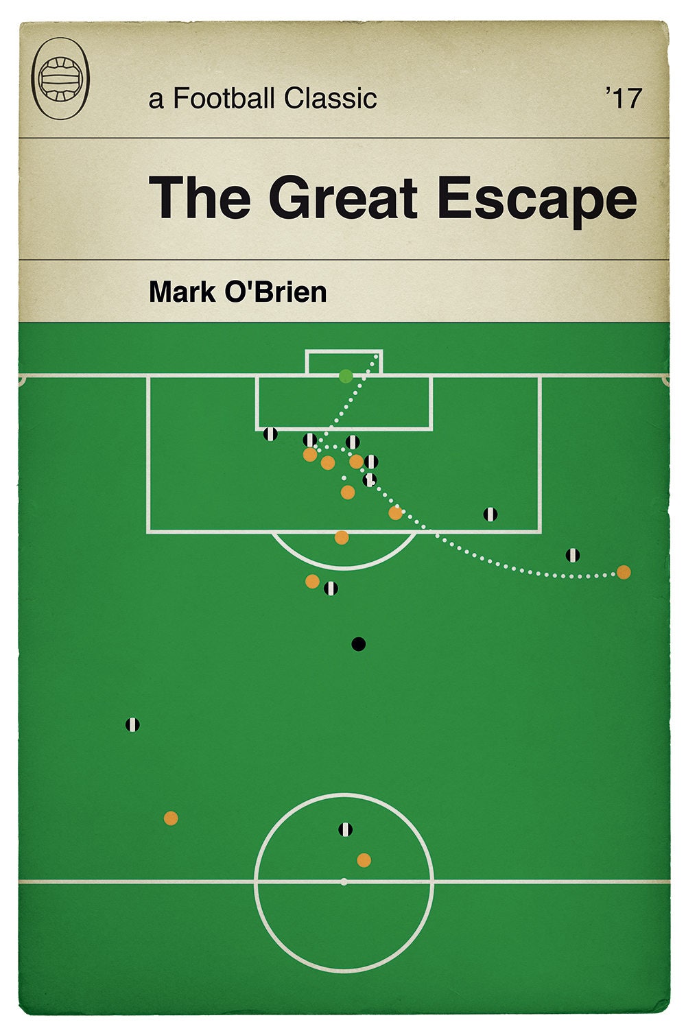 Newport County winning goal v Notts County - Mark O'Brien - The Great Escape - Football Gift - Football Poster (Various Sizes)