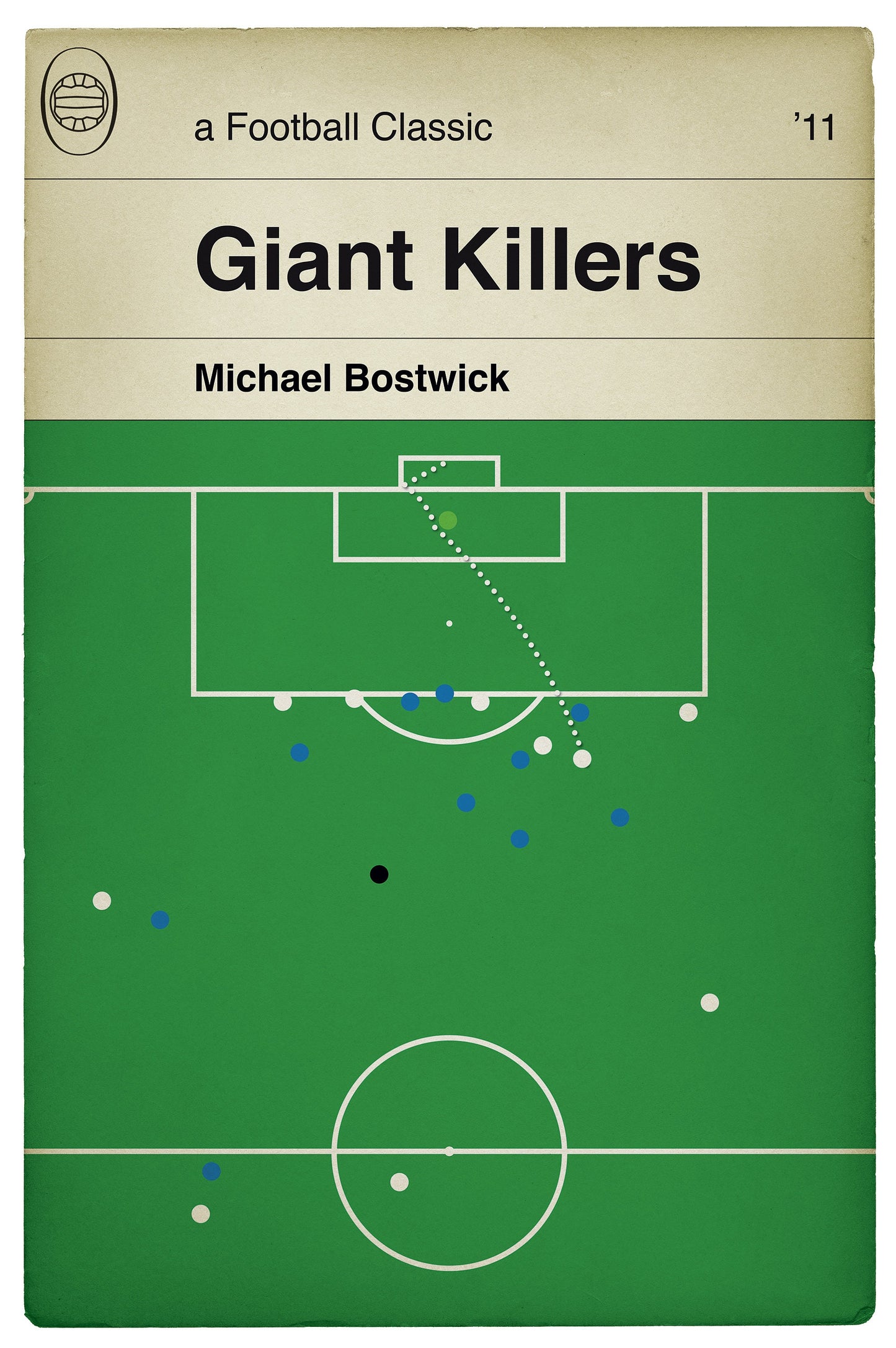 Stevenage Borough 3 Newcastle United 1 - Michael Bostwick Goal - FA Cup 3rd Round 2011 - Classic Football Book Cover (Various Sizes)
