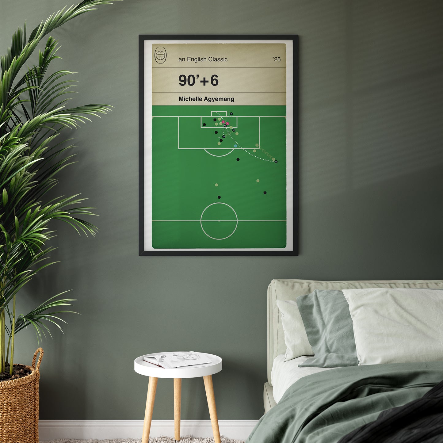 Michelle Agyemang 96th Minute Equaliser - England 2 Italy 1 - Euro 2025 Semi-Final - Goal Book Cover - Lionesses Fan Present (Various Sizes)